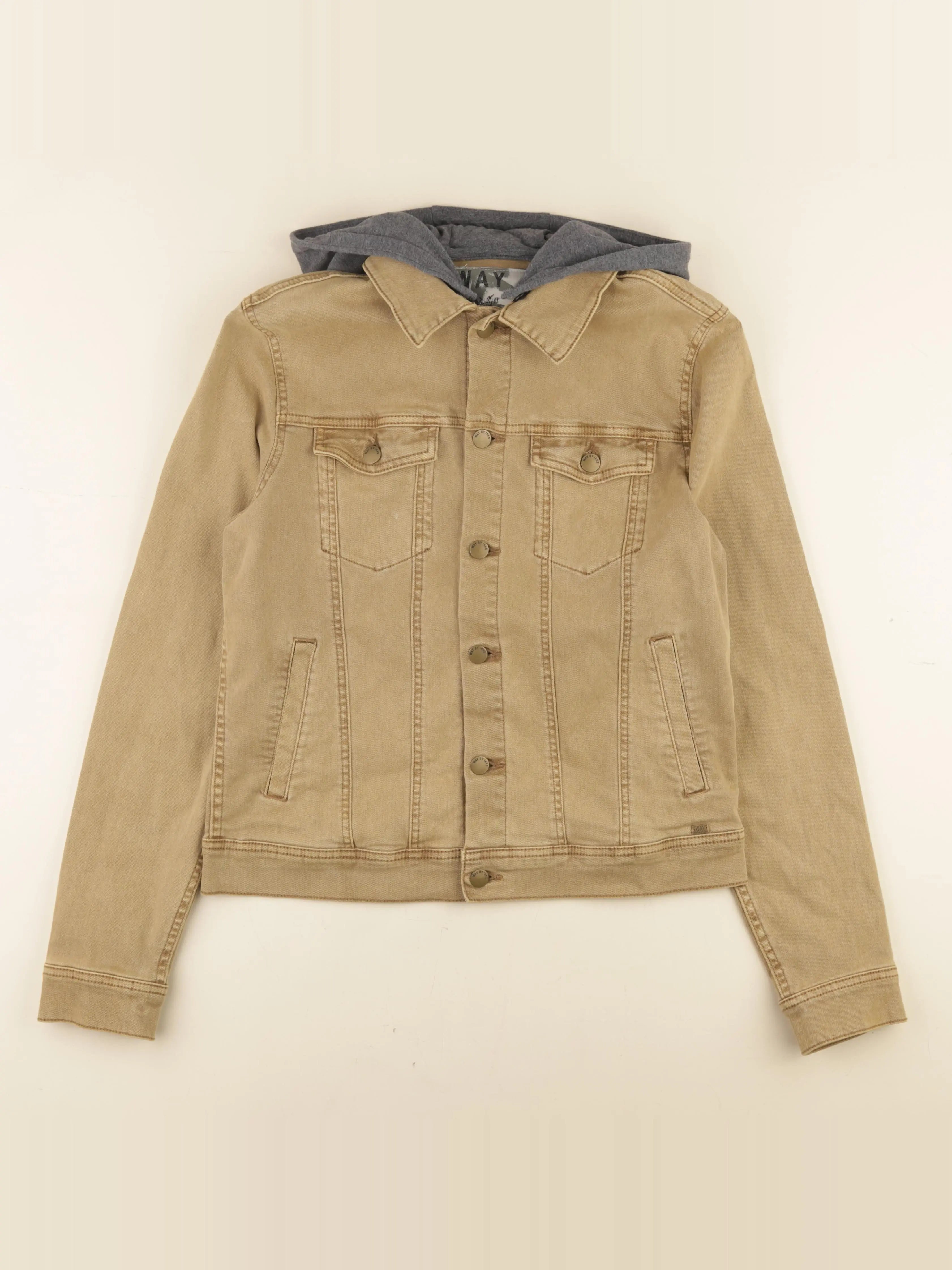IKKS - veste marron, gris - 16 ans