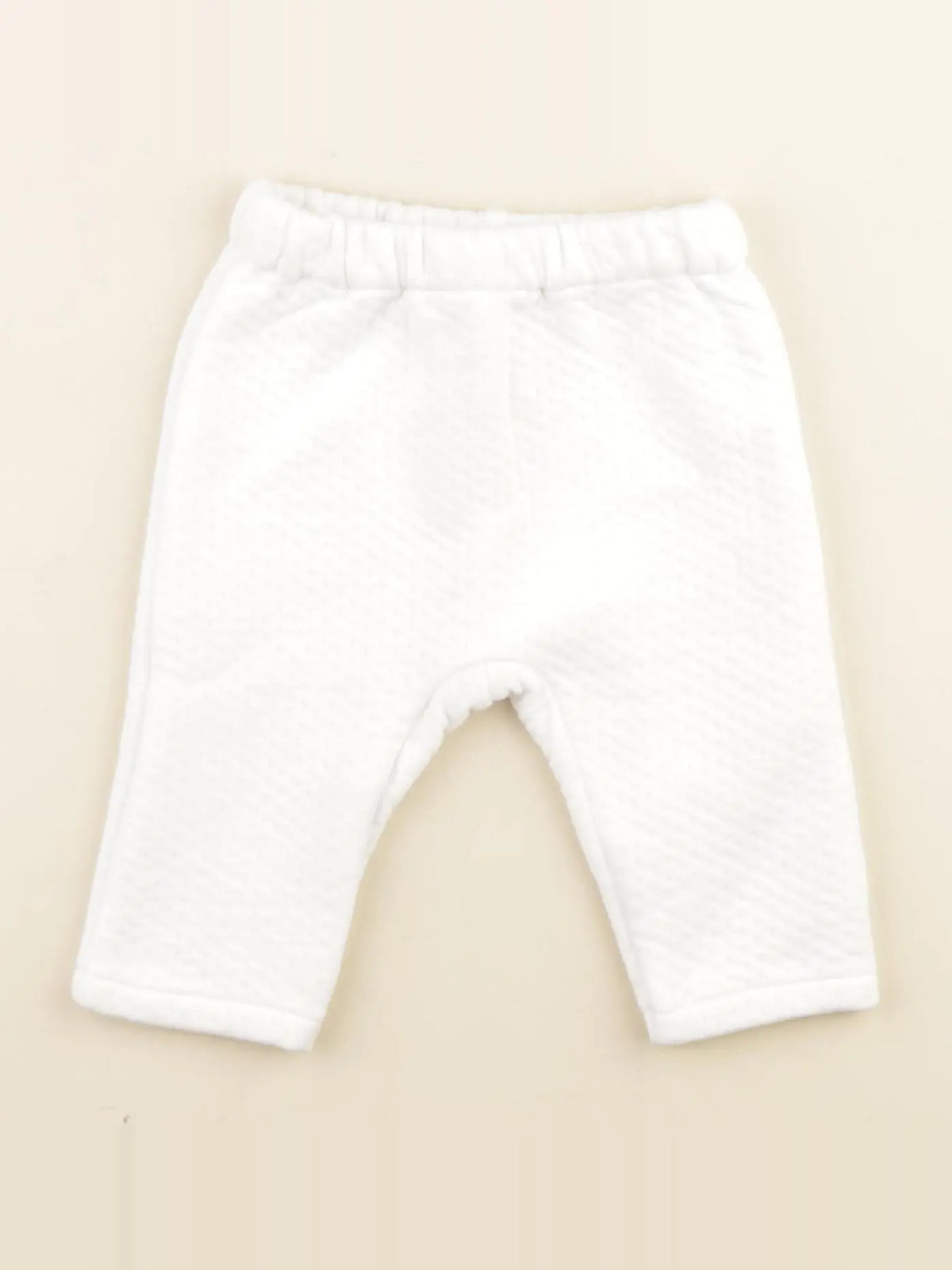 Petit Bateau - jogging blanc - 6 mois