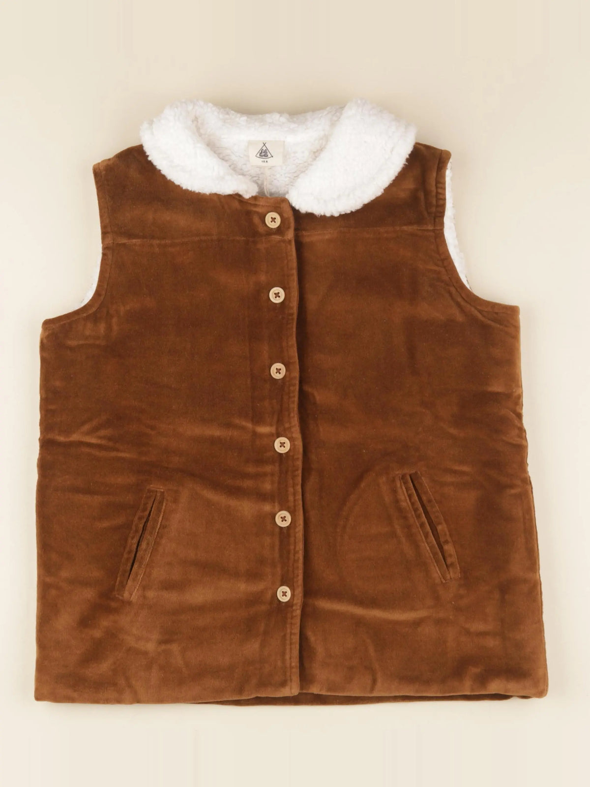 Doudoune sans manches velours Joseph