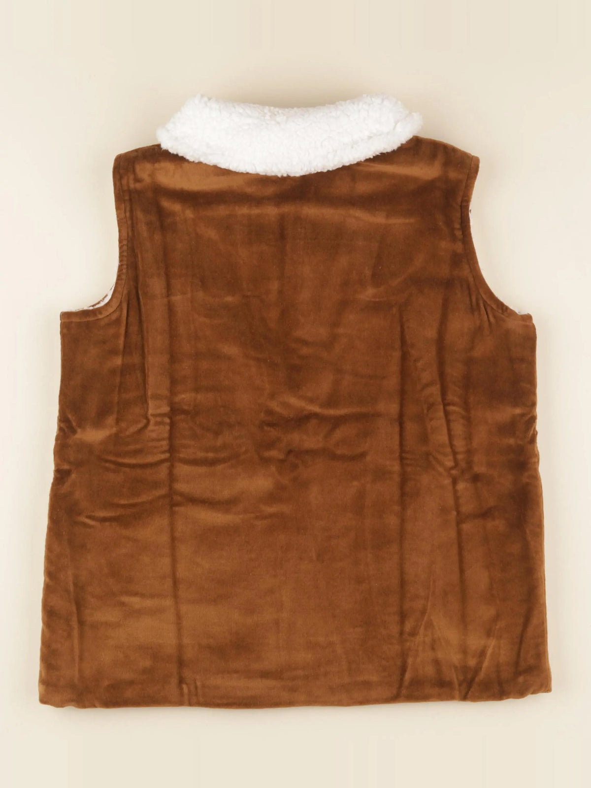 Doudoune sans manches velours Joseph