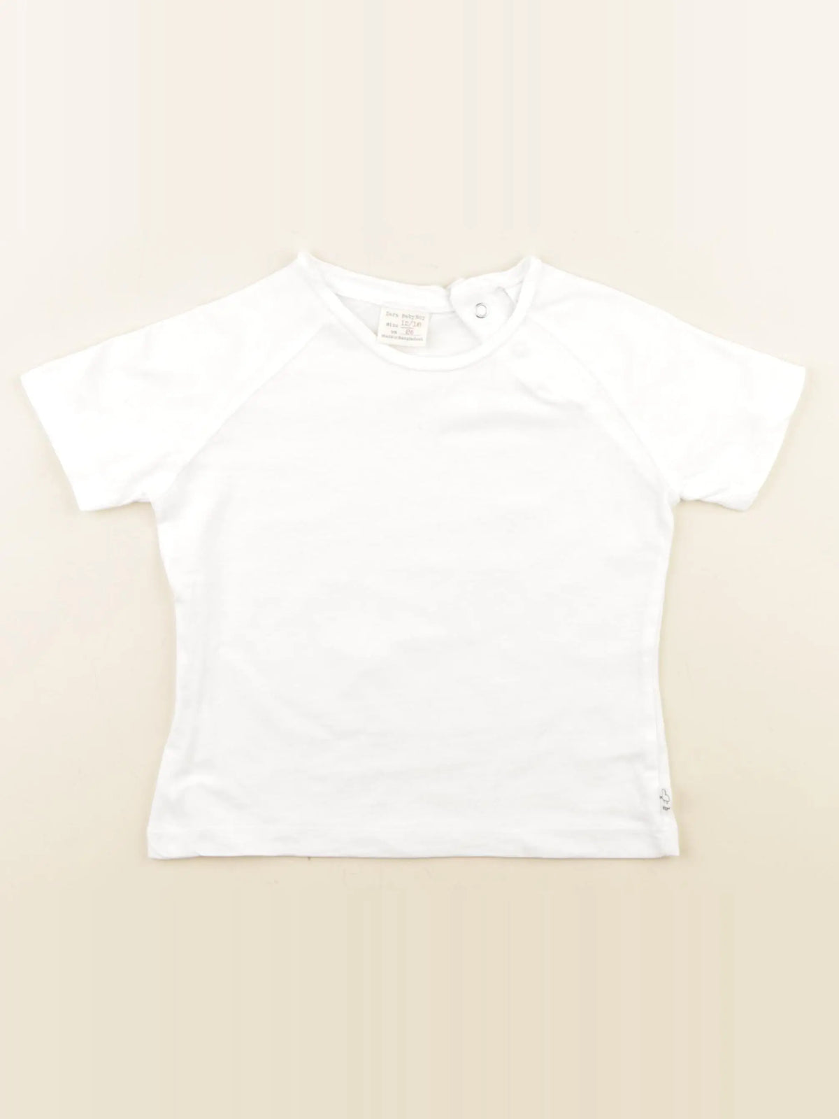 Zara - tee-shirt blanc - 12/18 mois