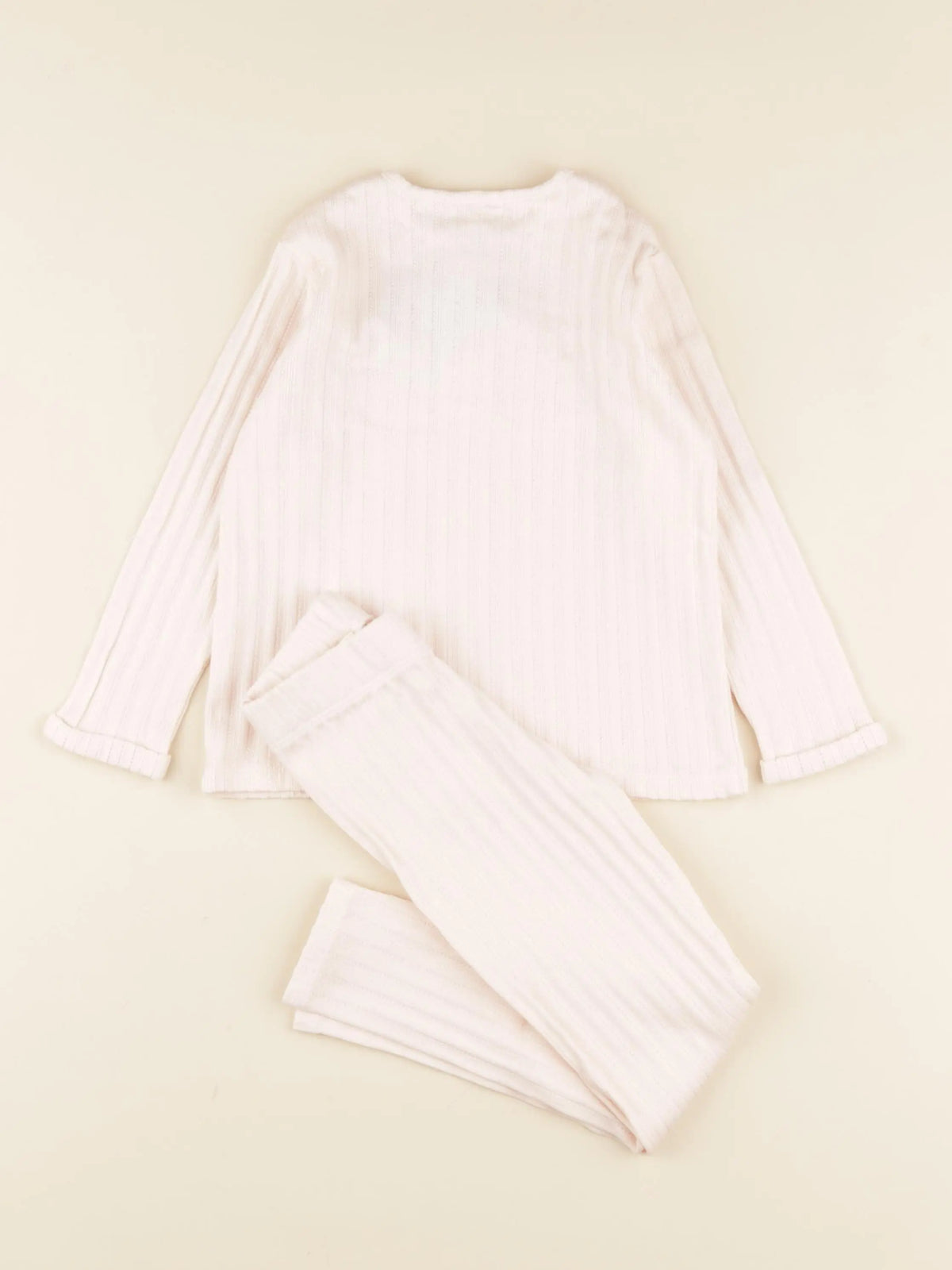 Pyjama coton Oscar rose poudré