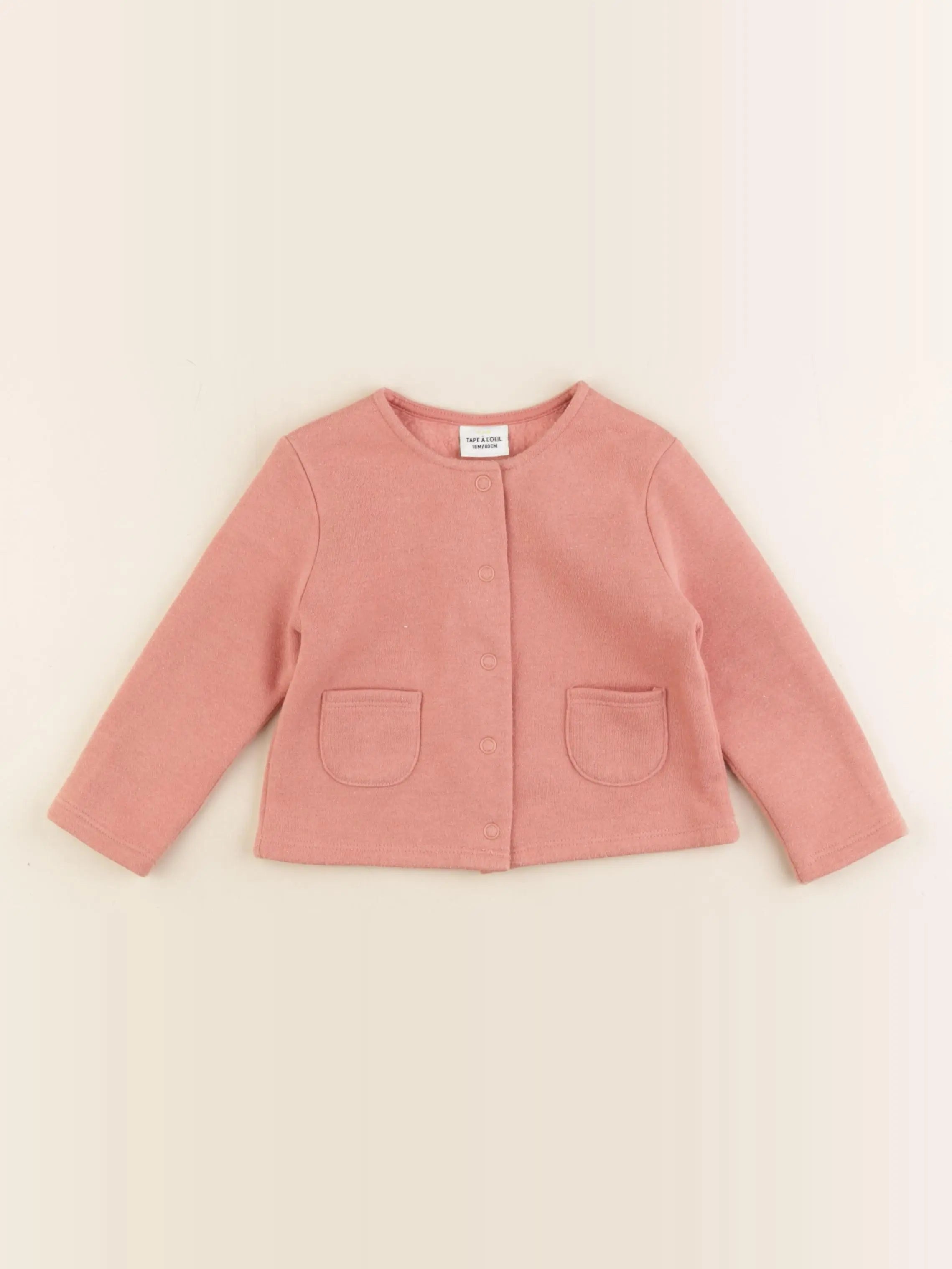 Tape à l'oeil - sweat rose - 18 mois