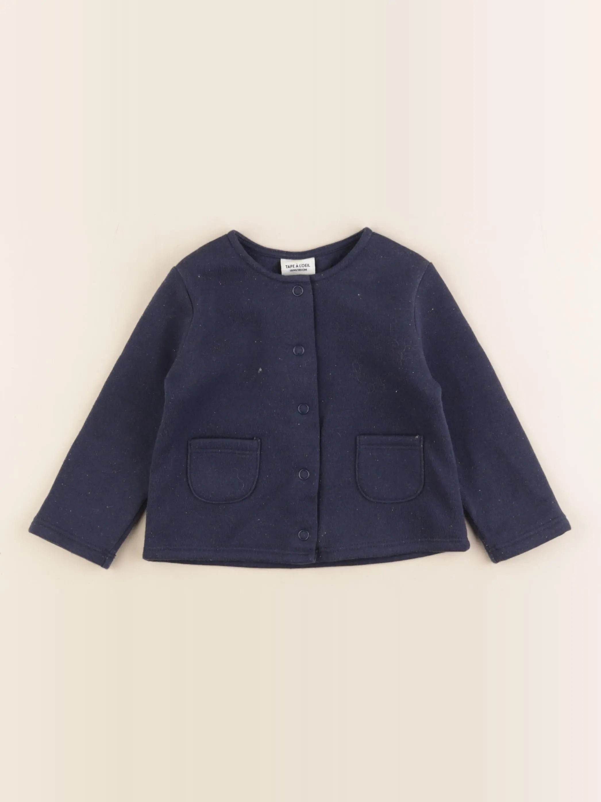 Tape à l'oeil - sweat bleu - 18 mois