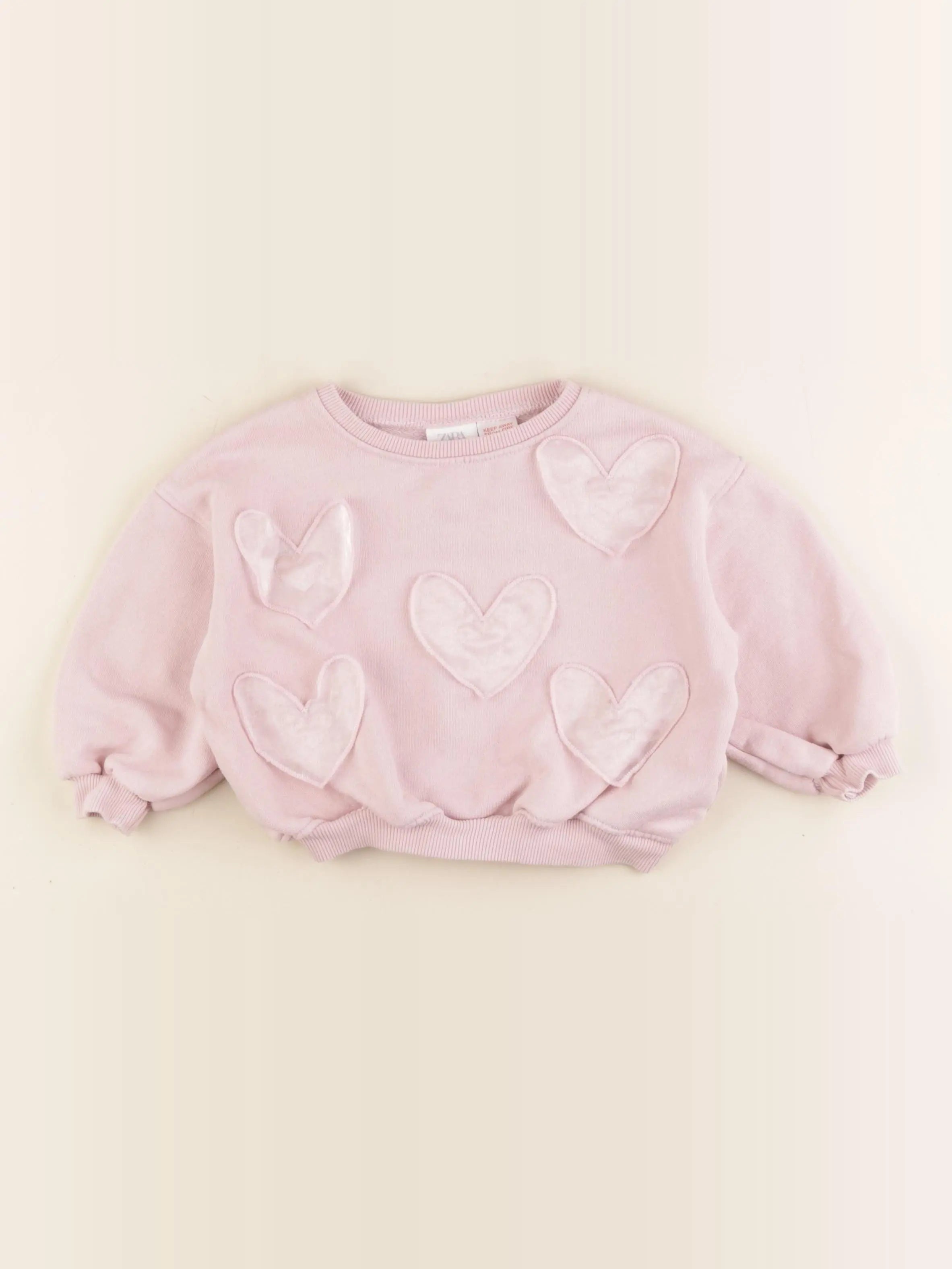 Zara - sweat rose - 2 ans