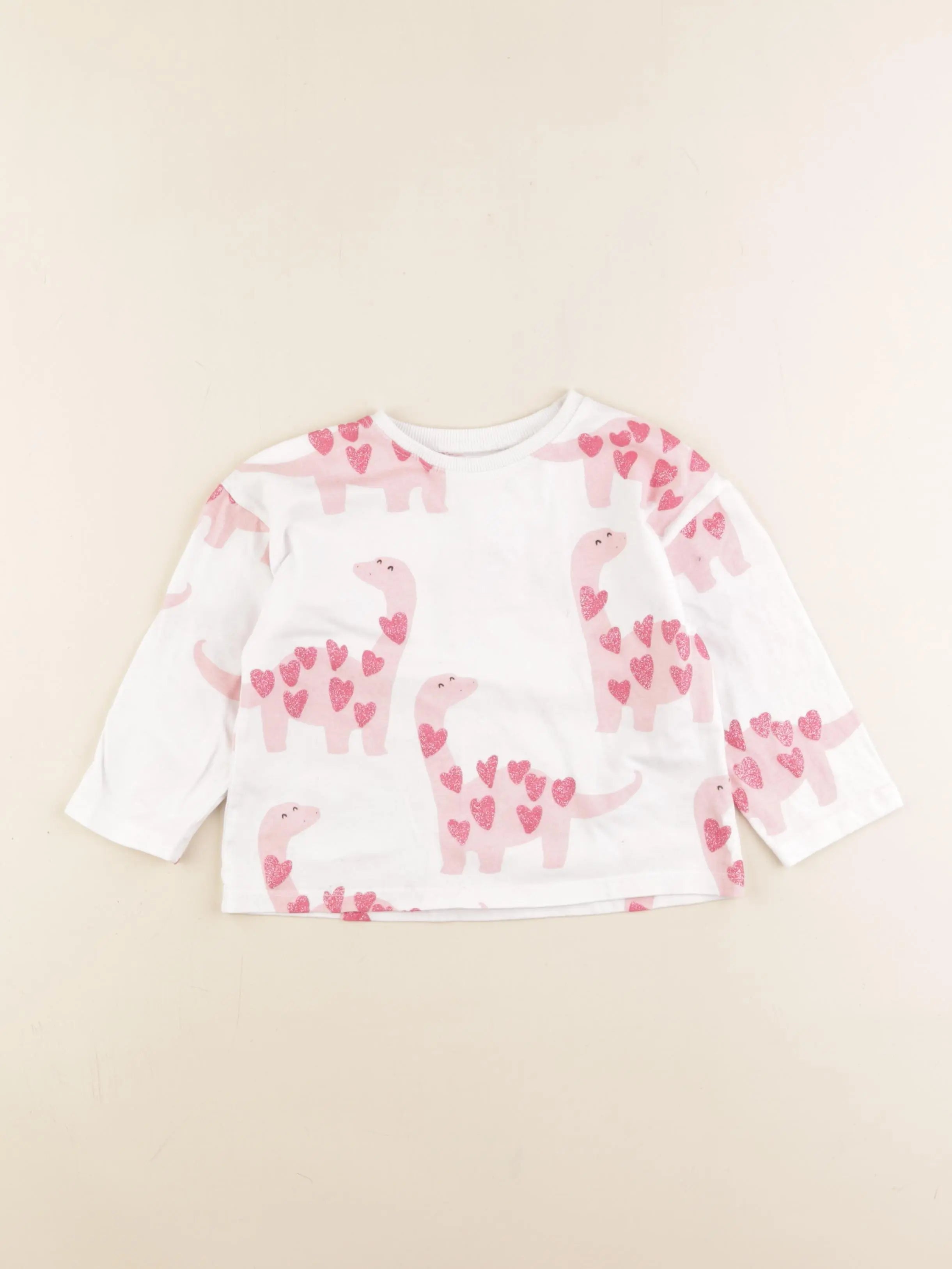 Zara - tee-shirt rose - 18/24 mois