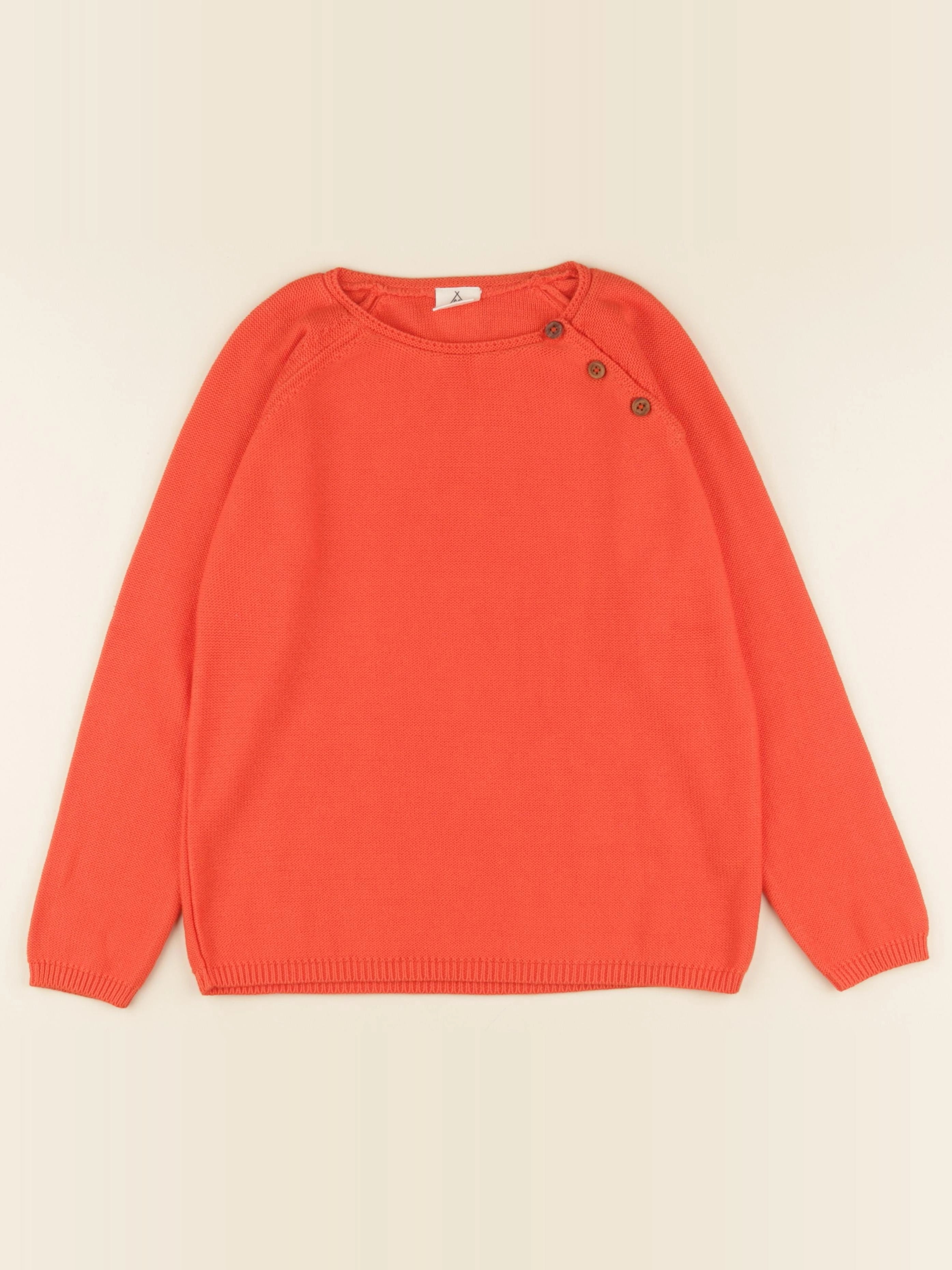 Pull Clément tangerine