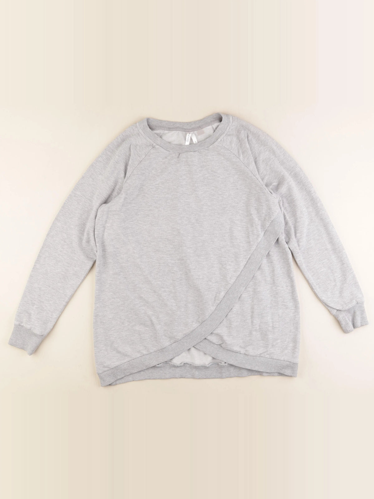 Seraphine - sweat grossesse gris - l