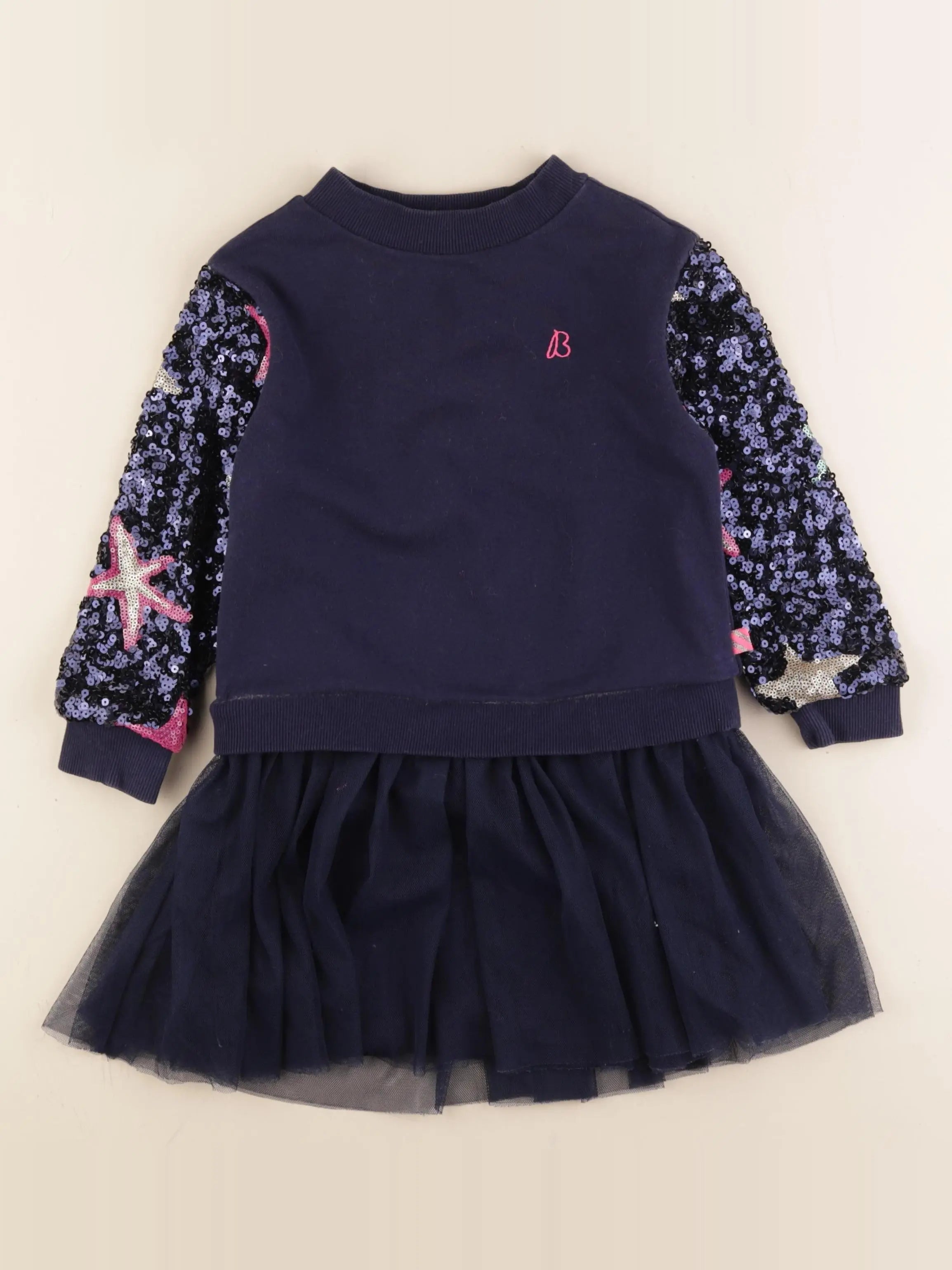 Billie Blush - robe bleu - 4 ans