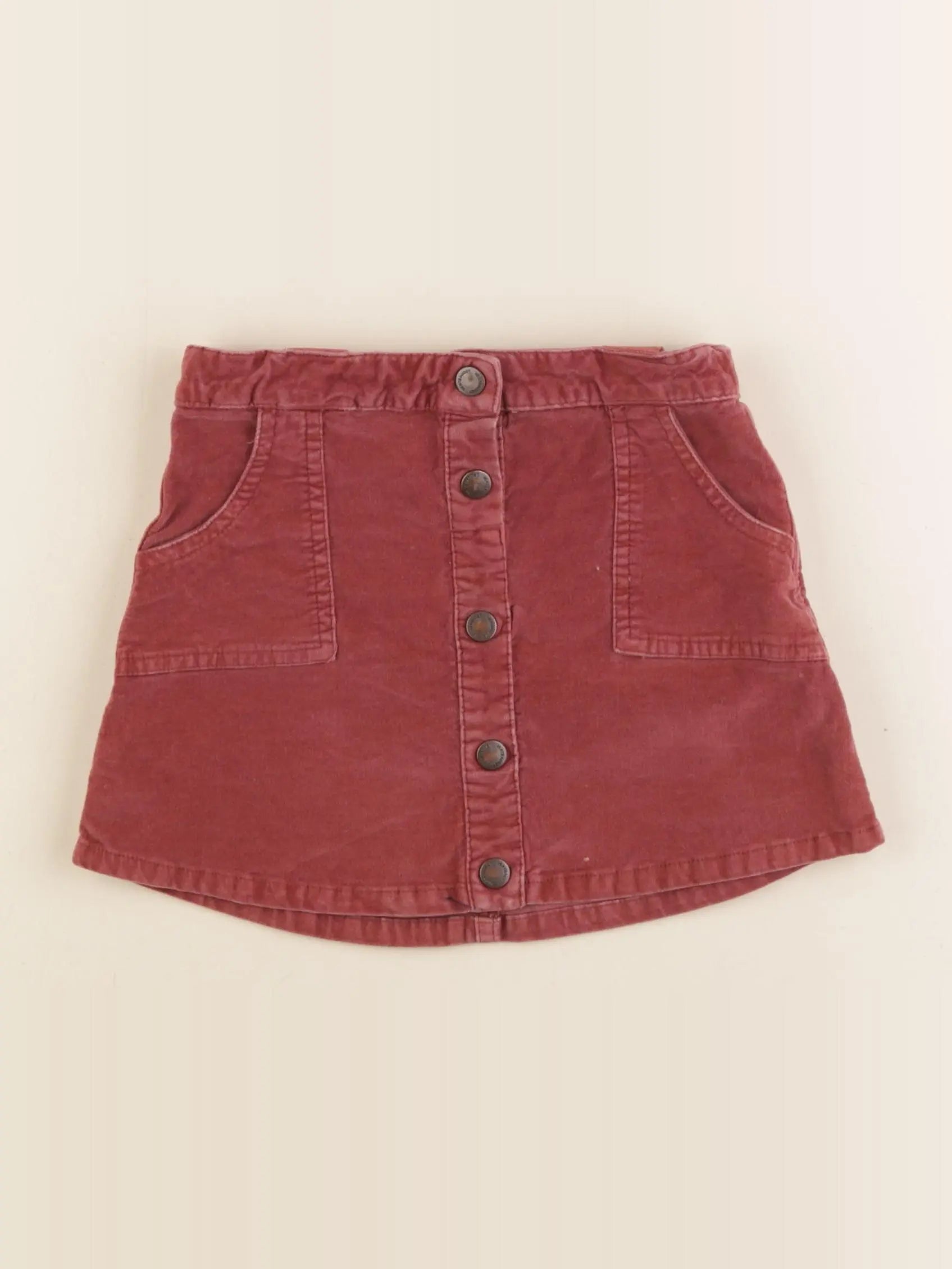 Vertbaudet - jupe rouge - 4 ans