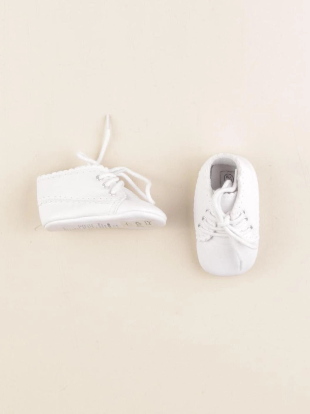 Vertbaudet - chaussons blanc - pointure 16/17