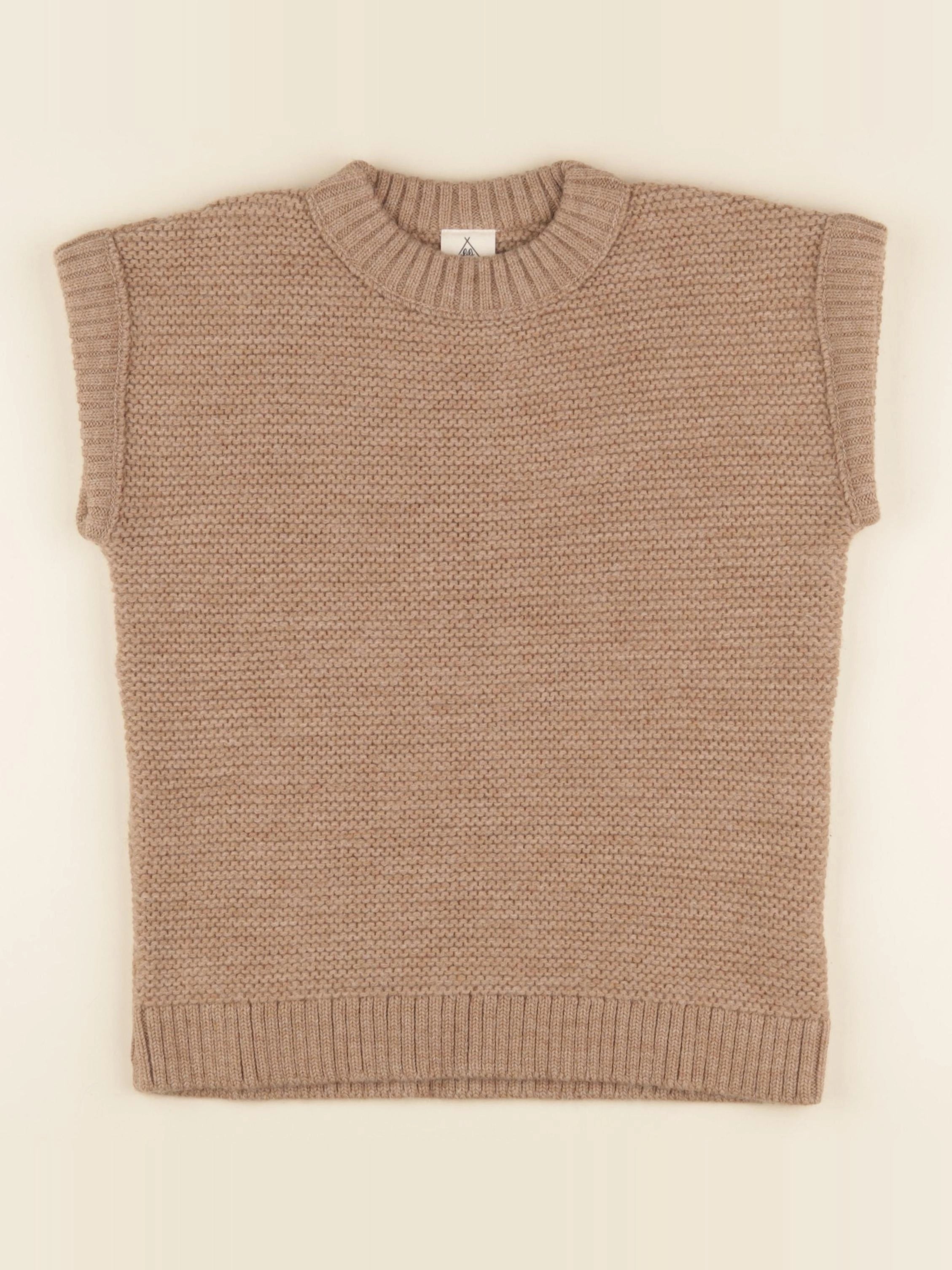 Pull Théodora beige chiné