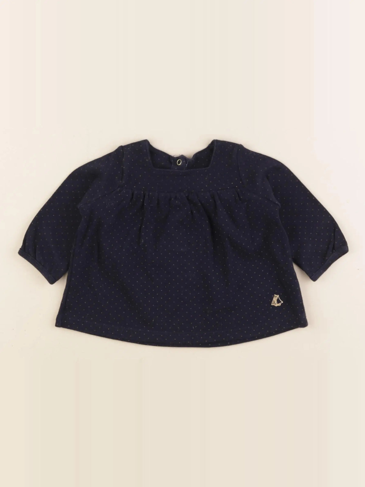 Petit Bateau - tee-shirt bleu - 3 mois