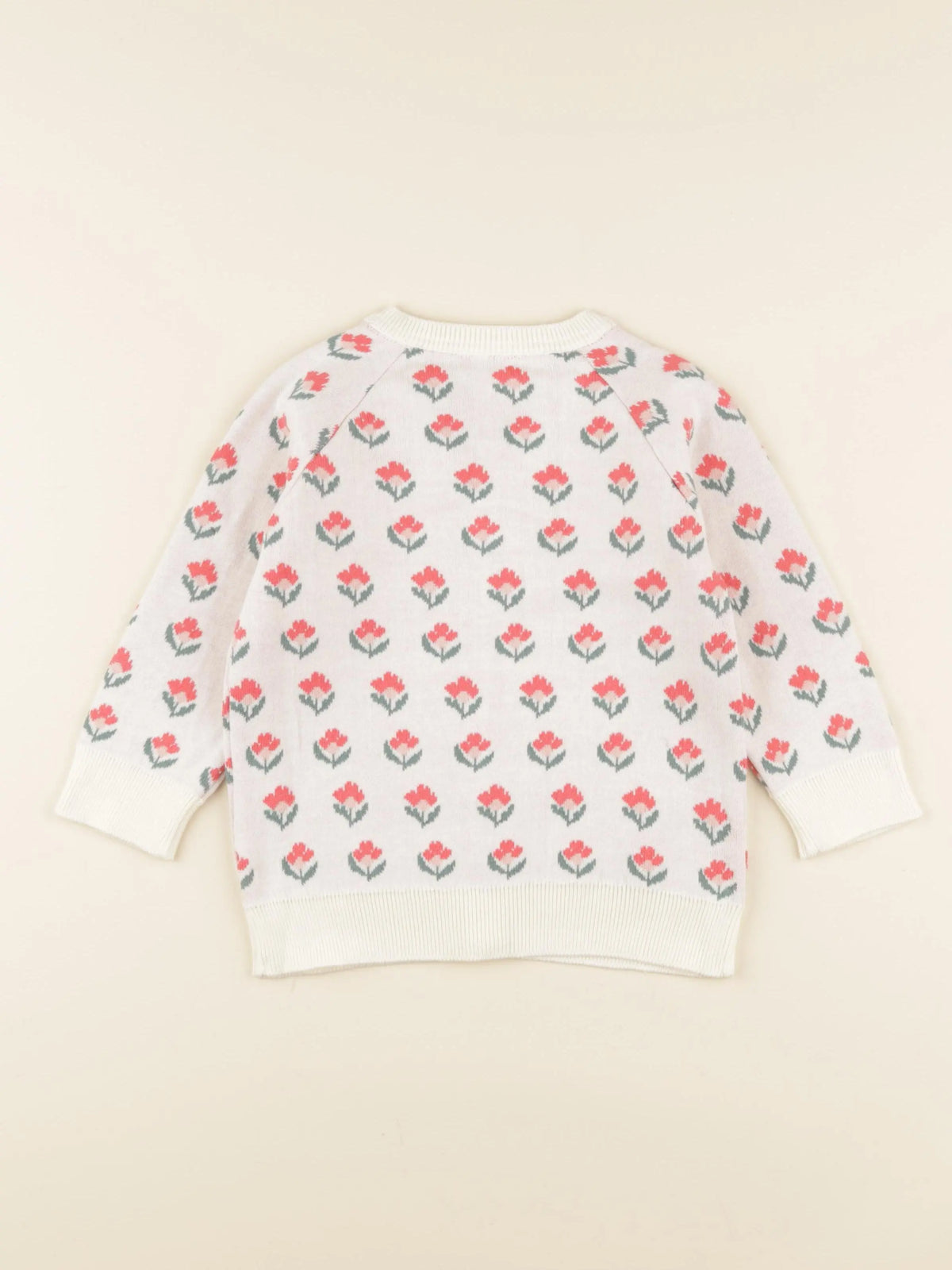 Gilet Victoire jacquard fleuri