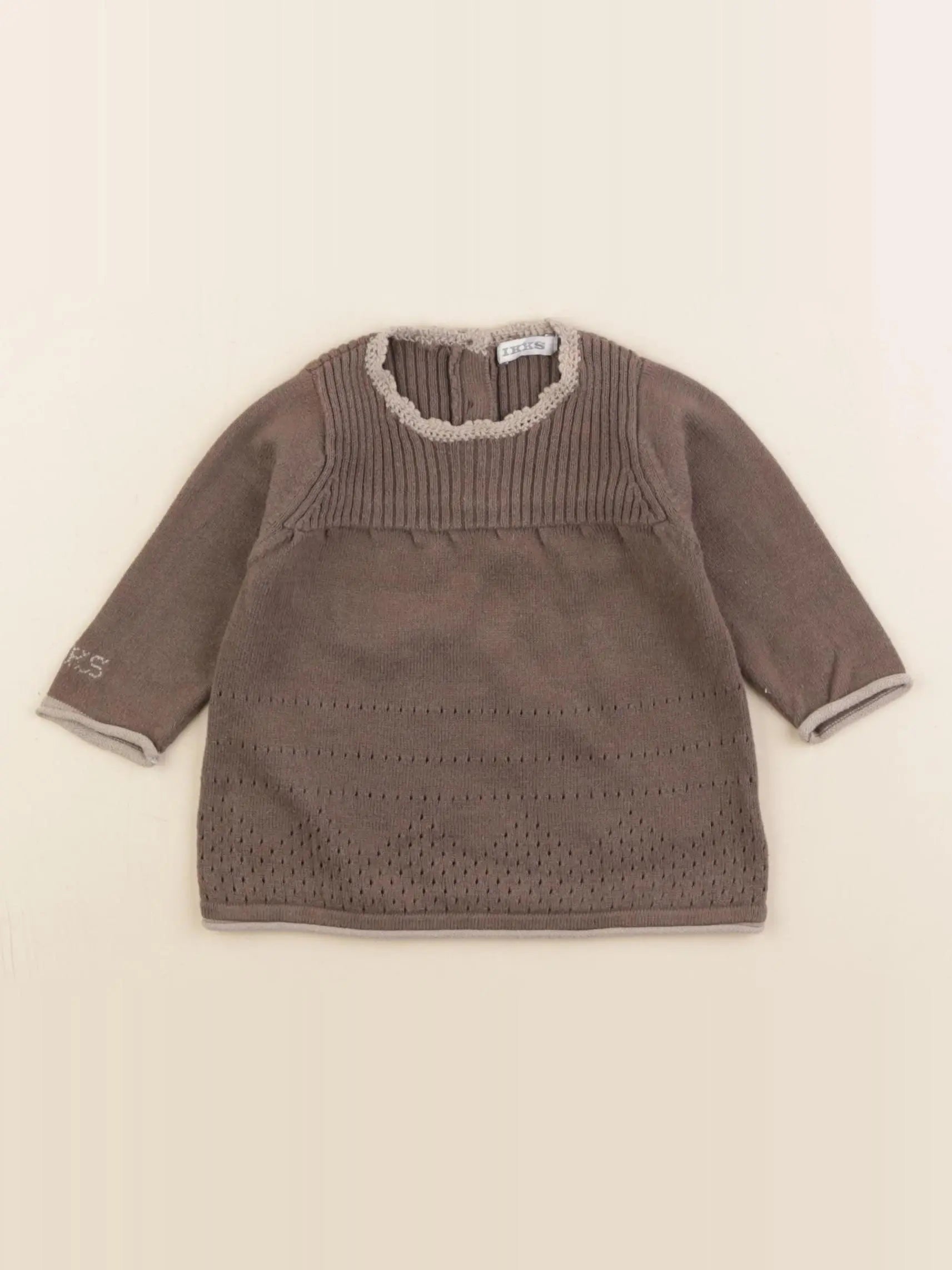 IKKS - robe marron - 1 mois