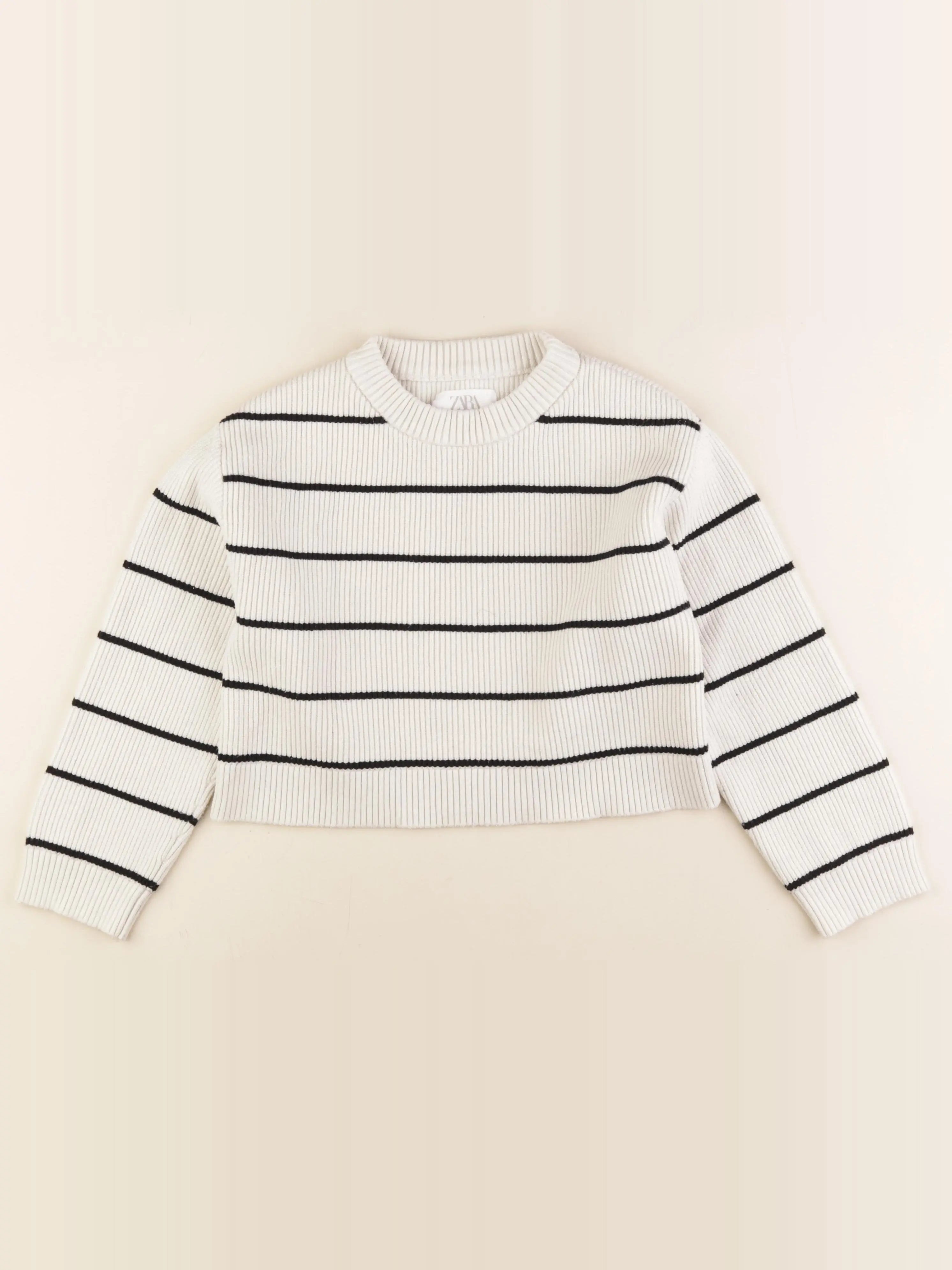 Zara - pull beige - 9/10 ans