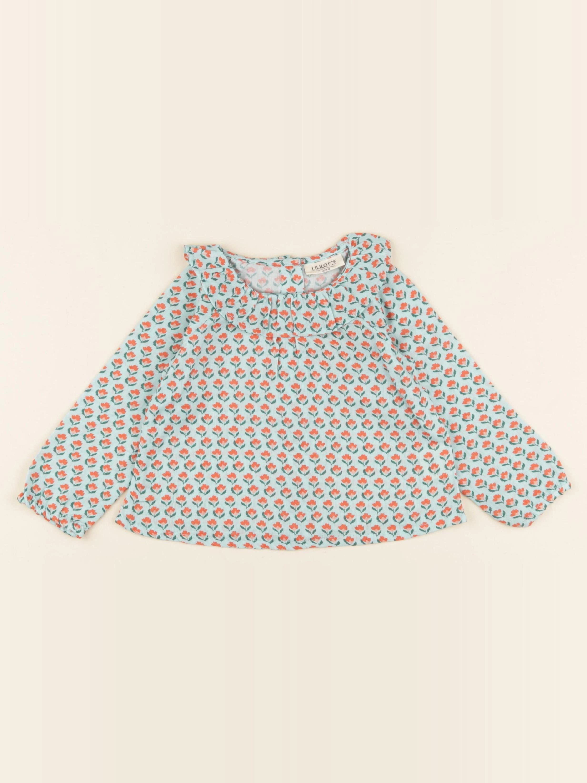 Blouse Charlotte imprimé tulipes