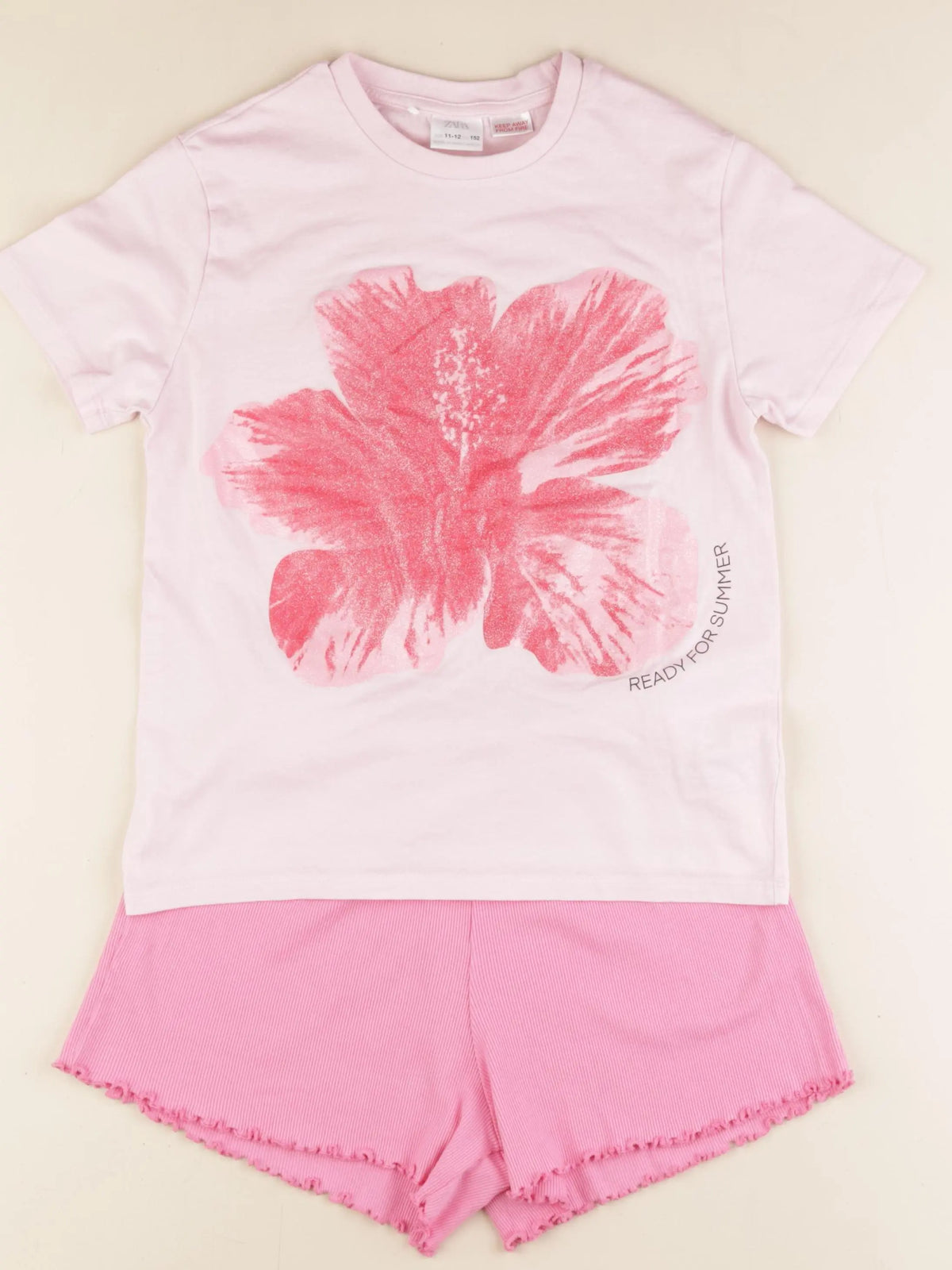 Zara - pyjama rose - 11/12 ans