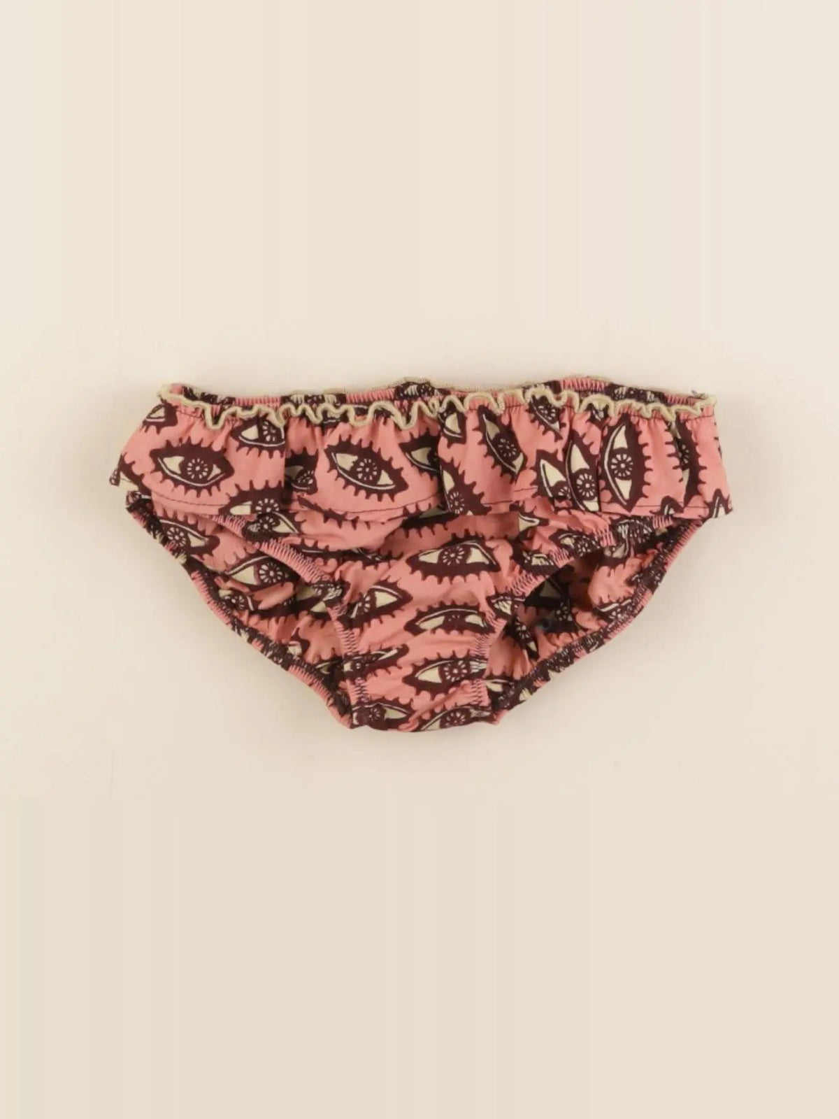 Monoprix x Maison Chateau rouge - maillot de bain rose - 4/5 ans