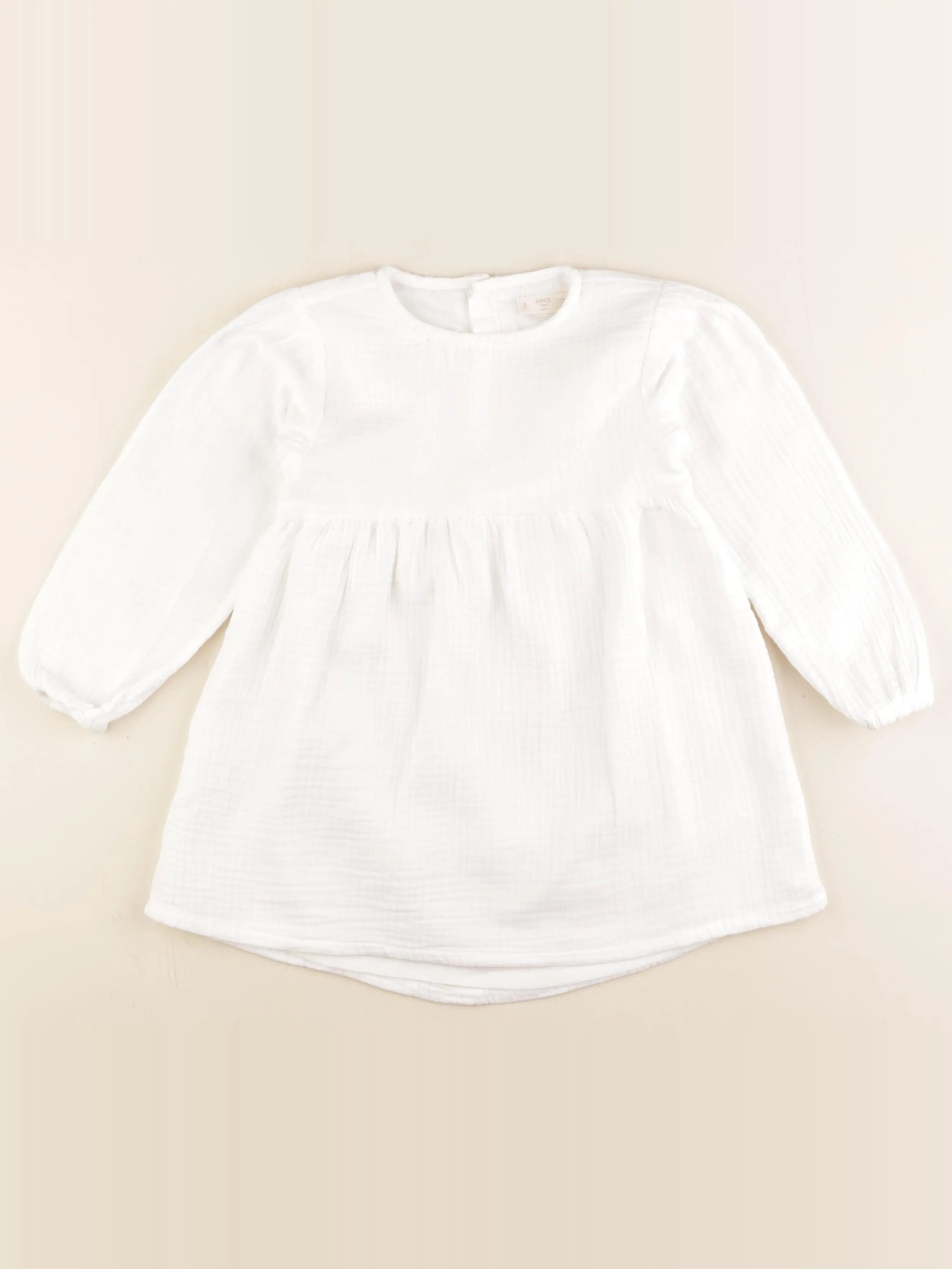 Mango - robe blanc - 3/4 ans
