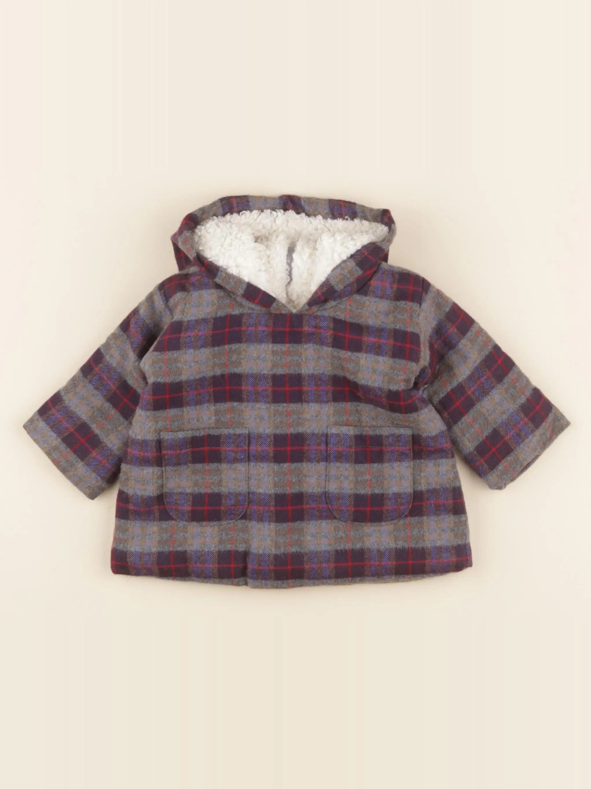 Burnou Anatole tartan