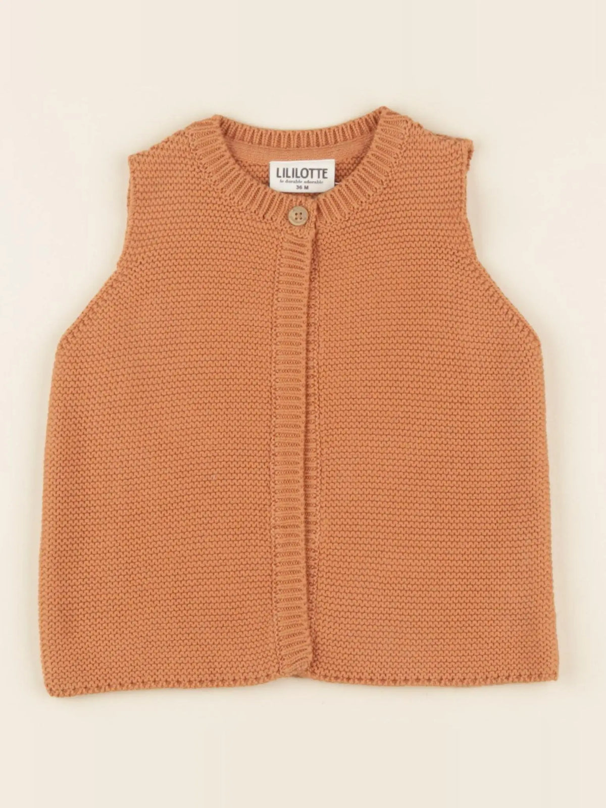Gilet Agathe moka