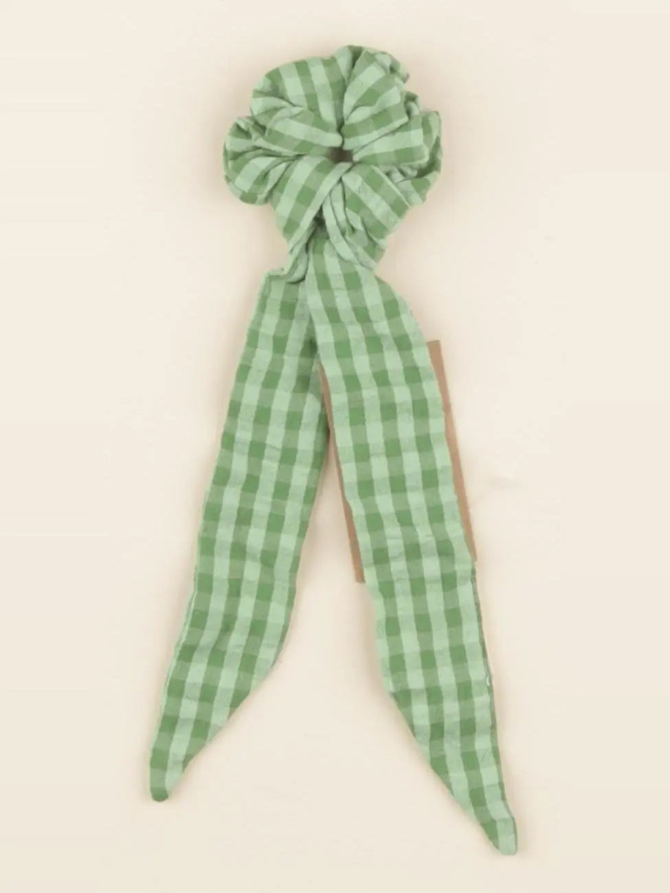 Chouchou Claire seersucker vichy vert