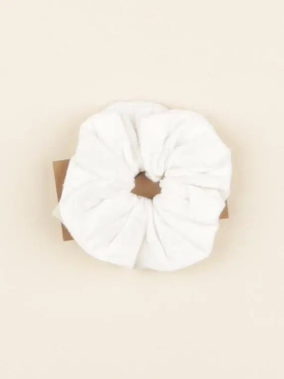 Chouchou Claire popeline blanc cassé