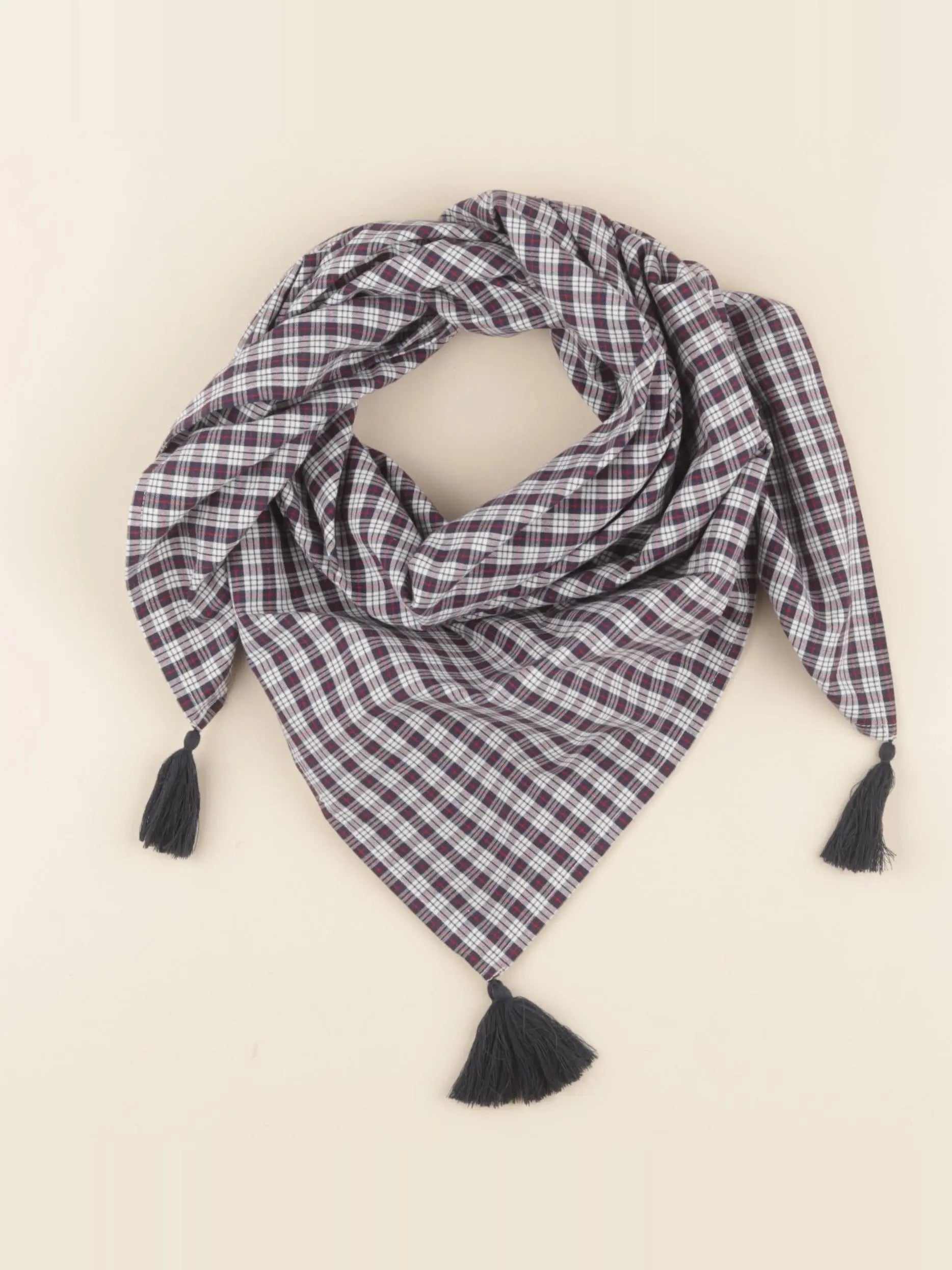 Foulard écossais 90x90 cm