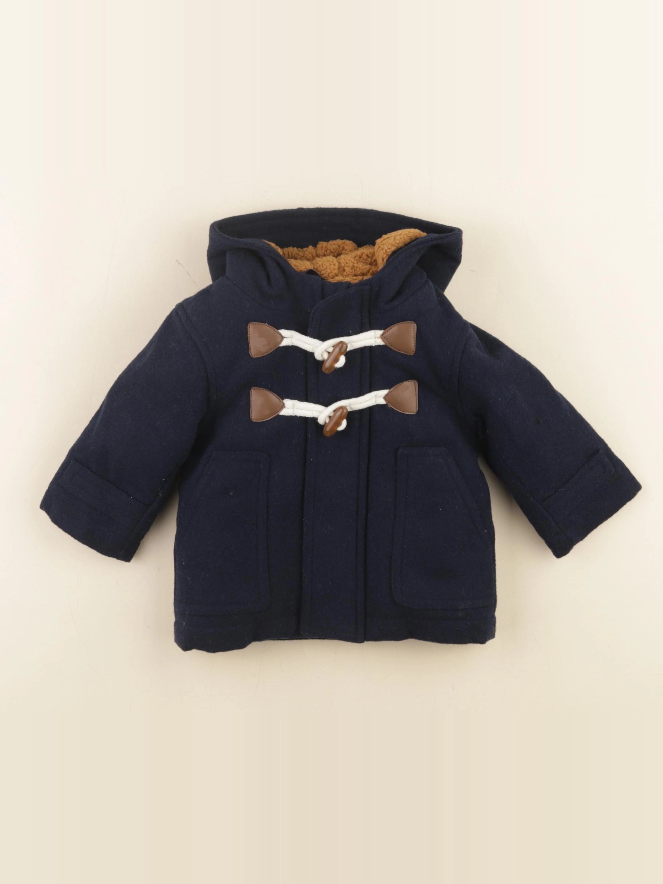 Vertbaudet - manteau bleu - 6 mois