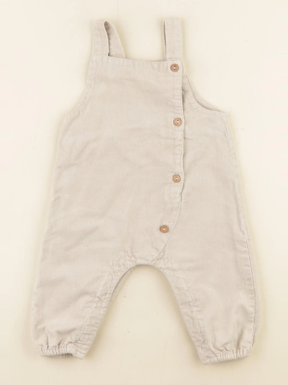 Zara - salopette beige - 6/9 mois