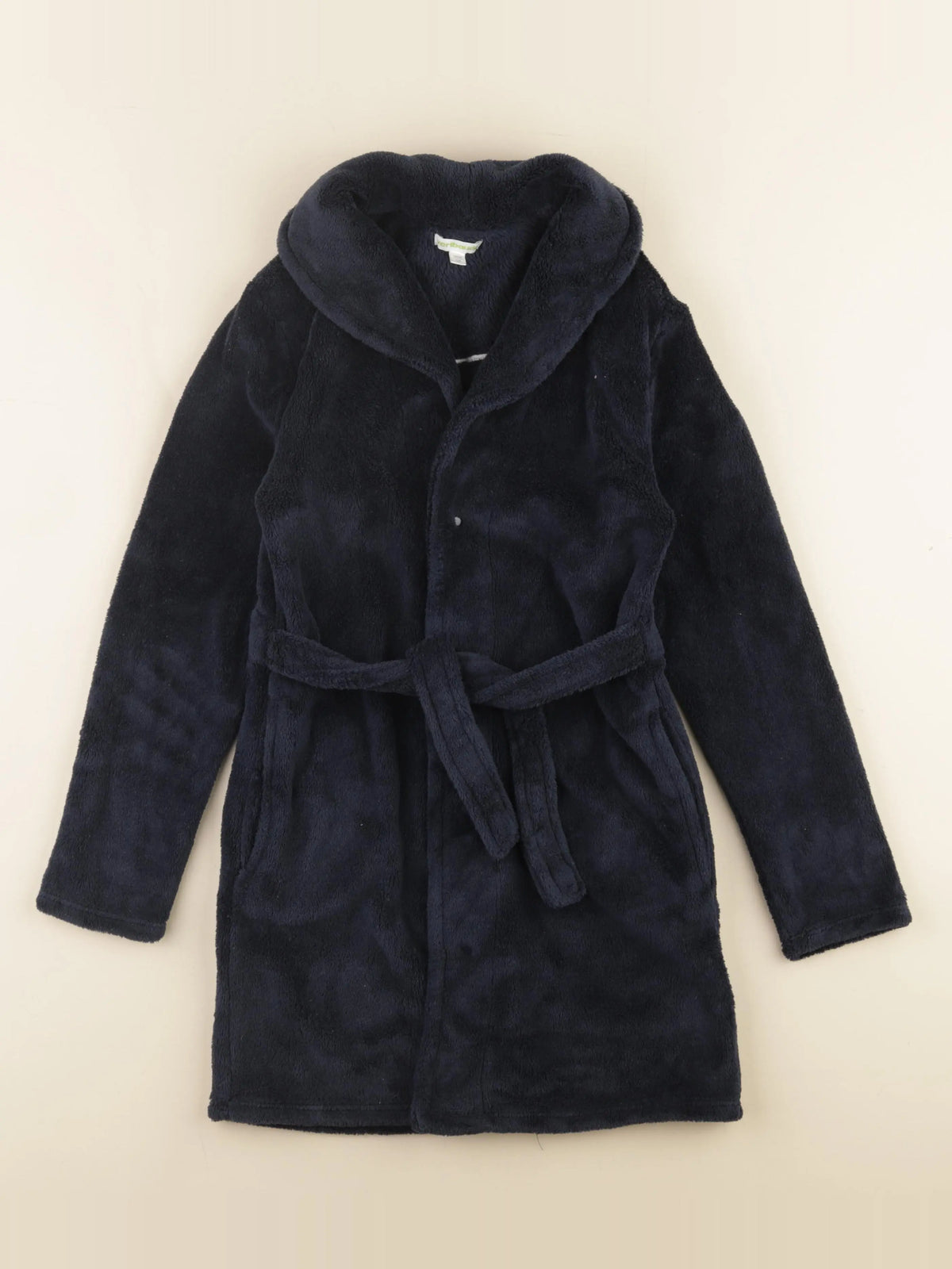 Vertbaudet - robe de chambre bleu imprimé au dos - 10 ans