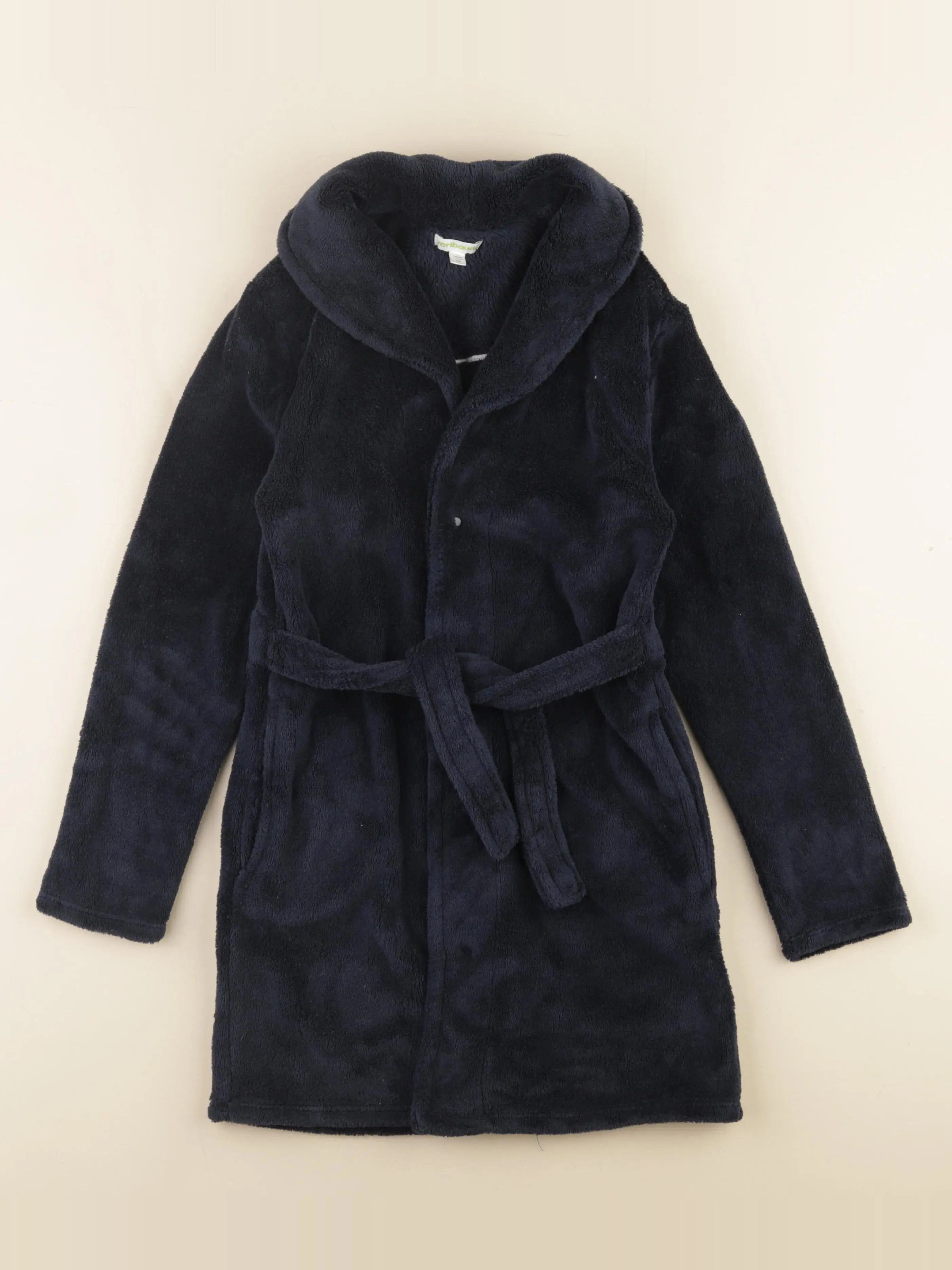 Vertbaudet - robe de chambre bleu imprimé au dos - 10 ans