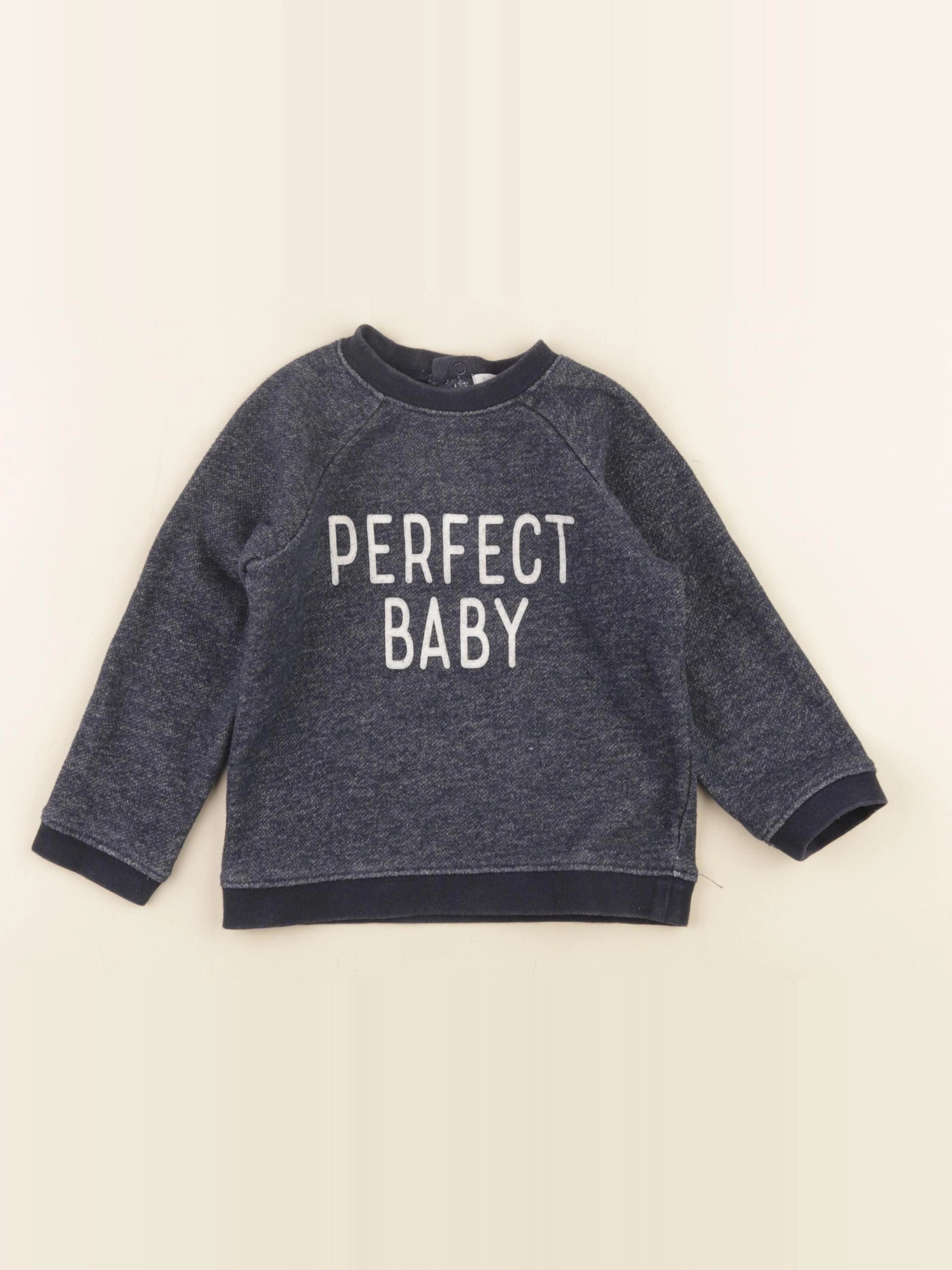 Boutchou - sweat bleu - 24 mois