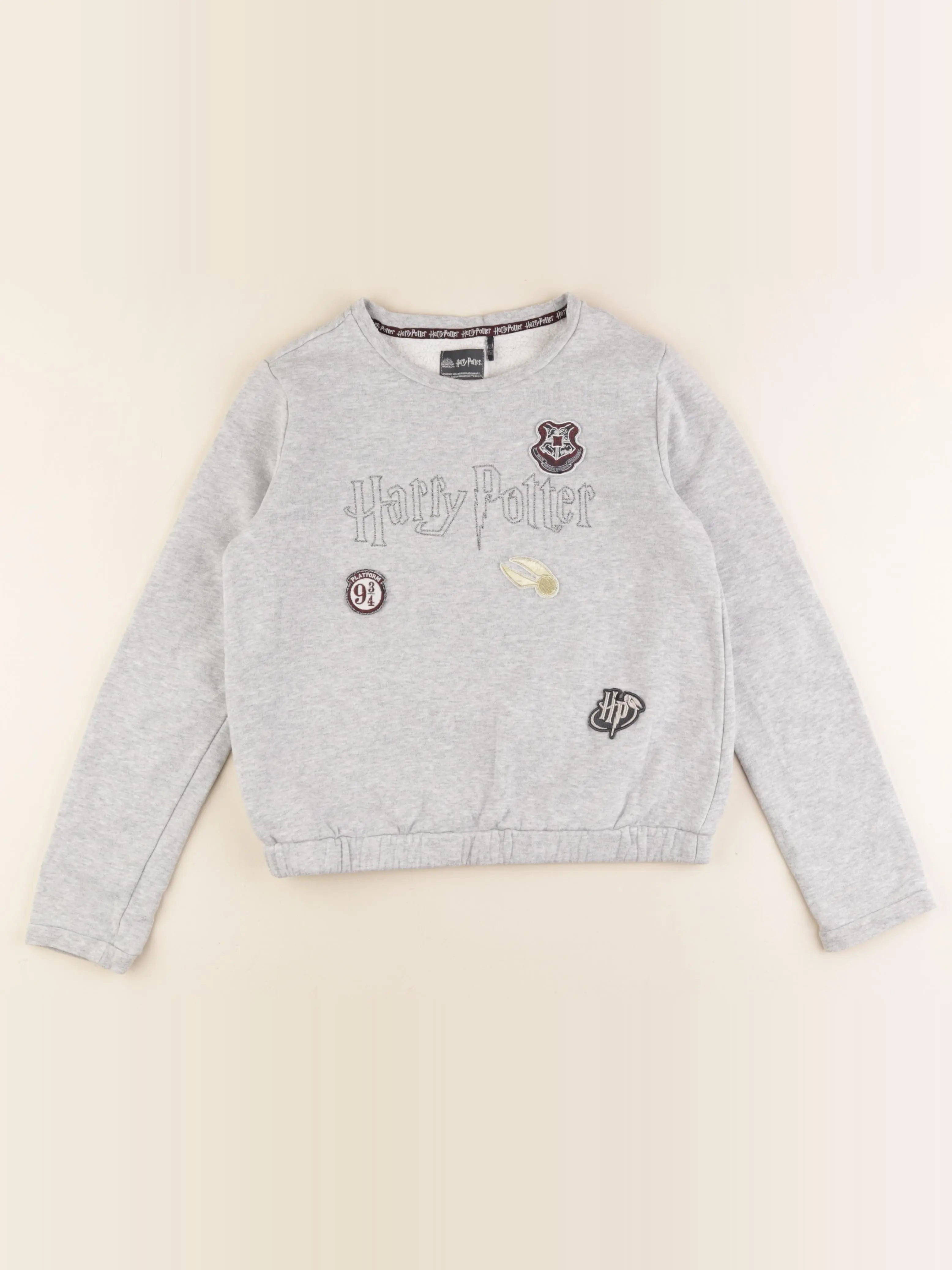IKKS - sweat gris, or, argent - 12 ans