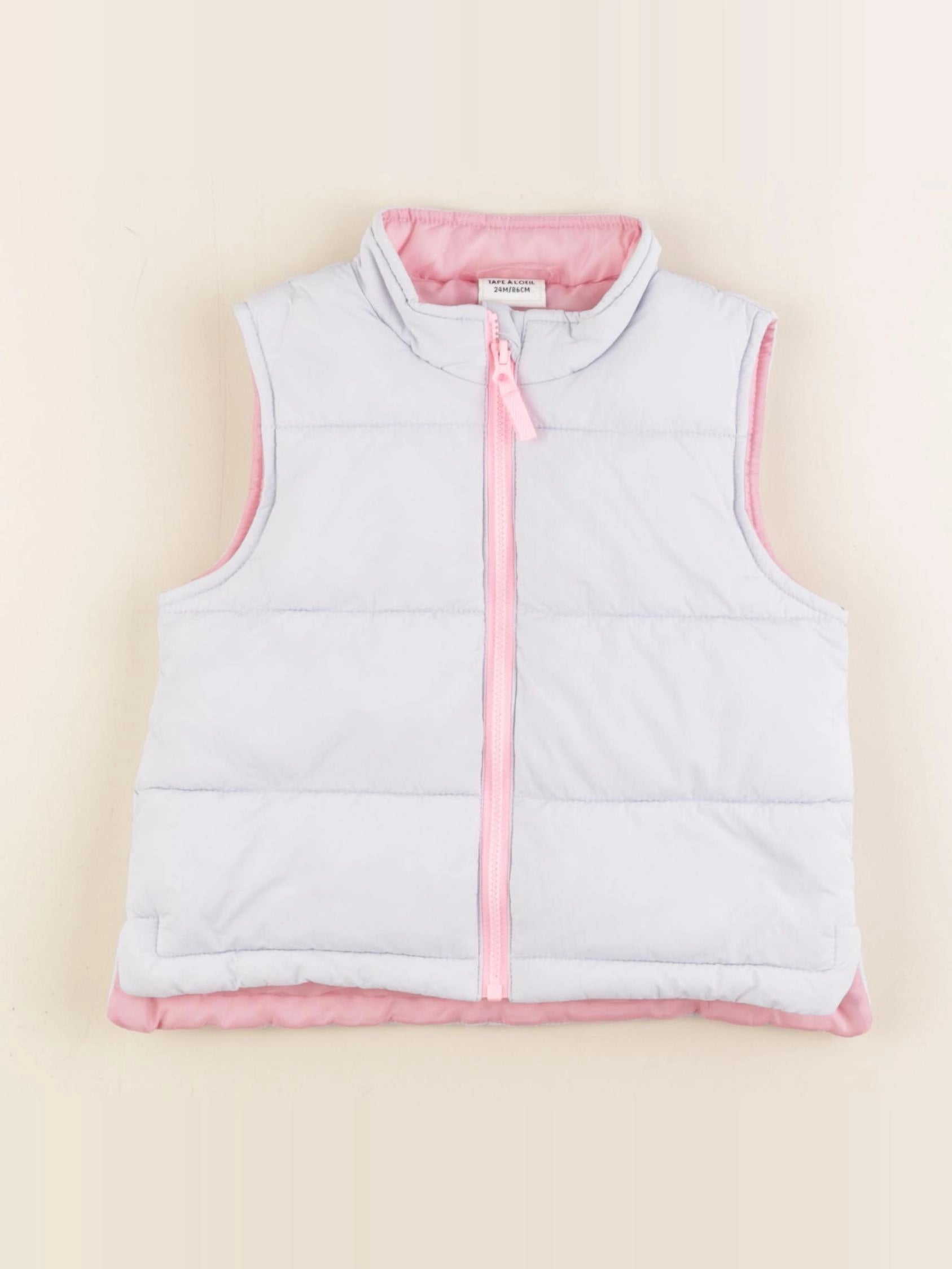 Tape à l'oeil - doudoune violet, rose - 24 mois