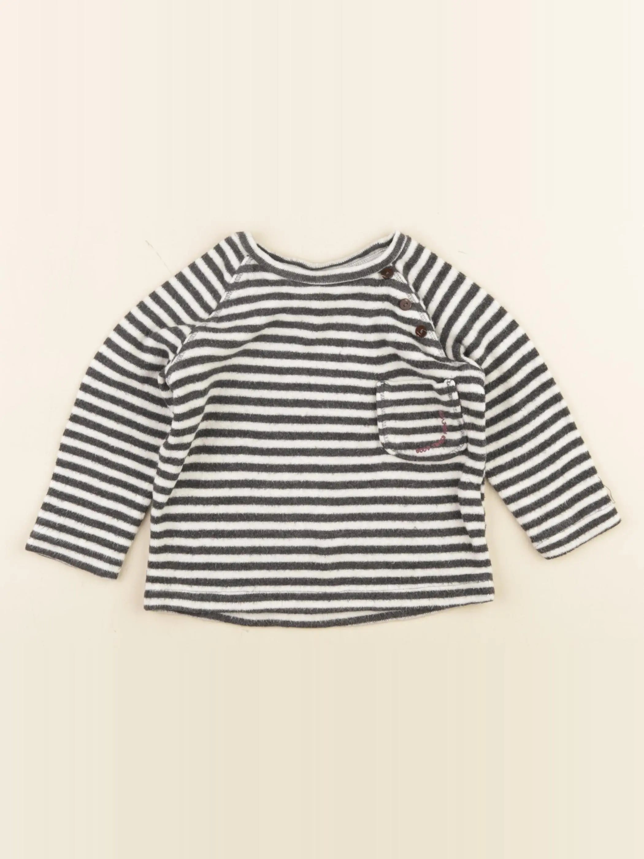 Zara - pull gris - 12/18 mois