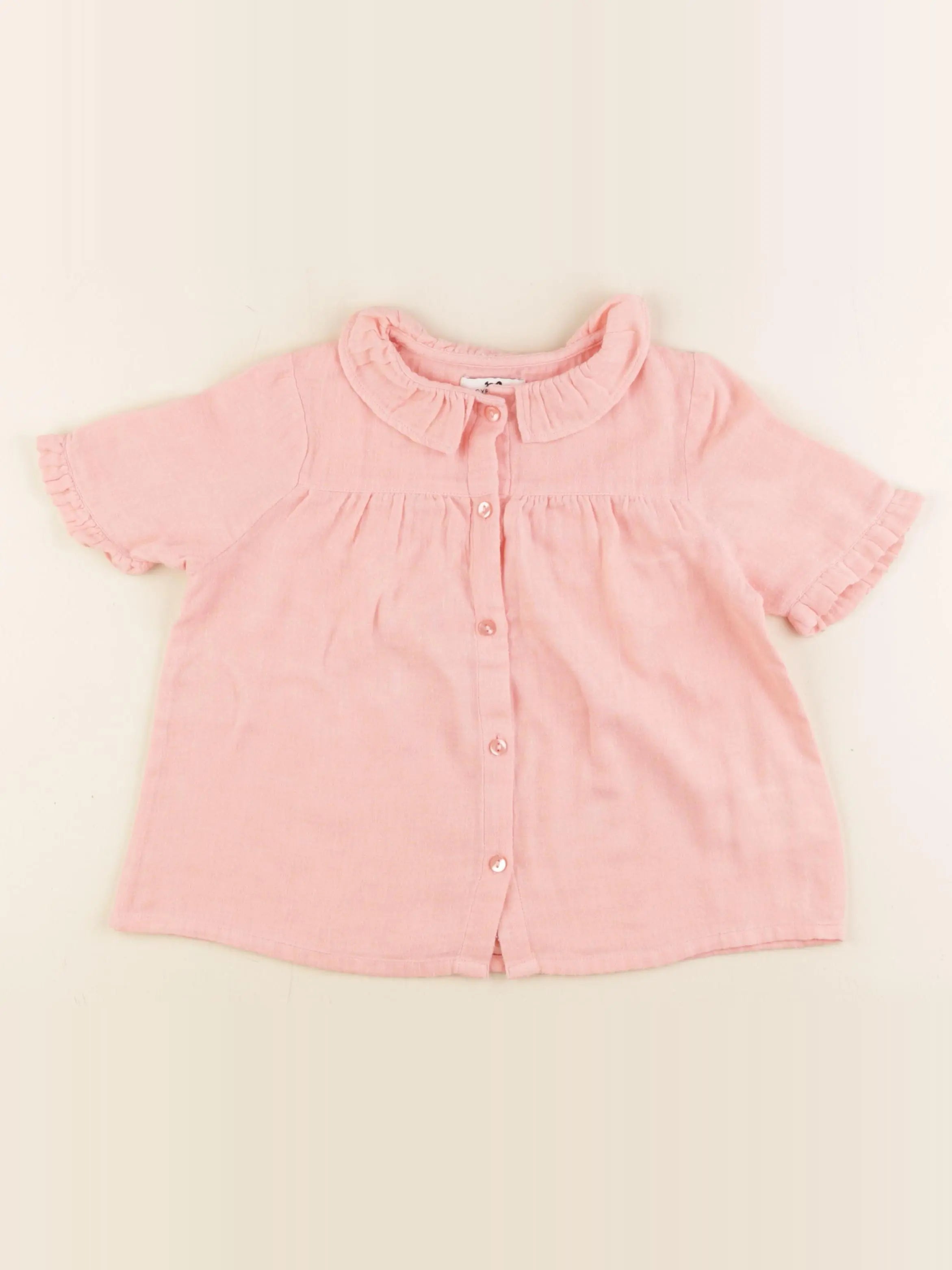 Cyrillus - blouse rose - 6 ans