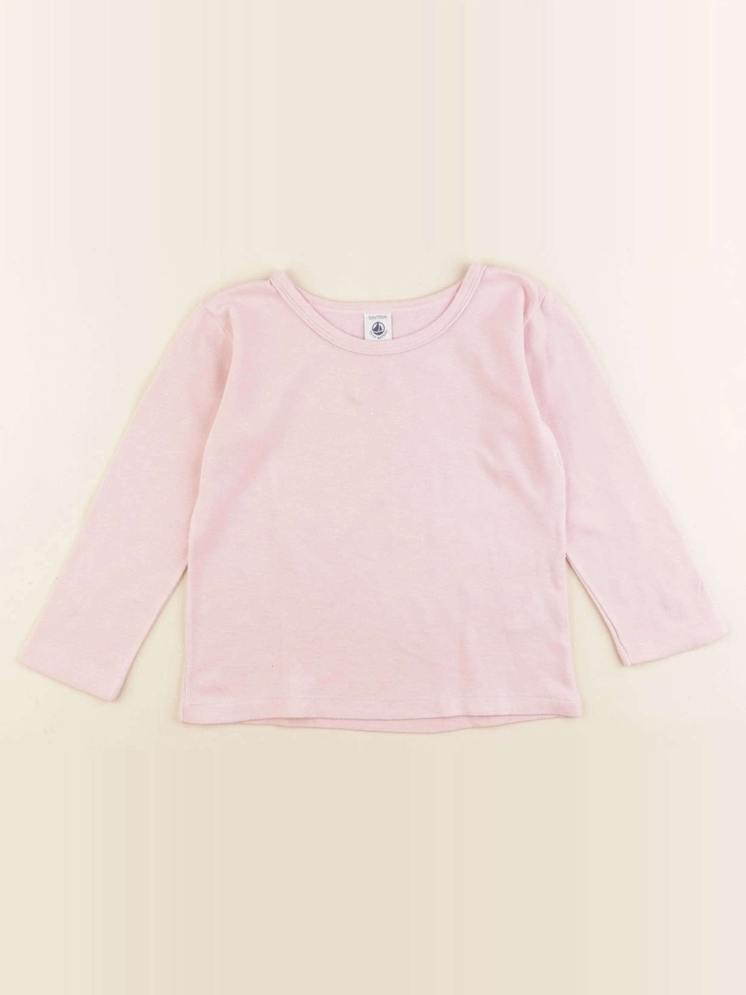 Petit Bateau - maillot de corps rose - 5 ans