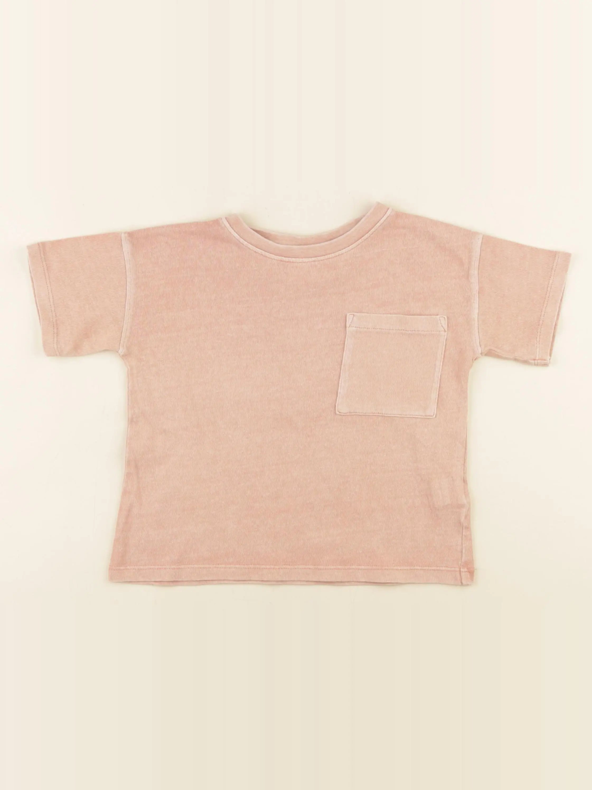 Zara - tee-shirt rose - 12/18 mois