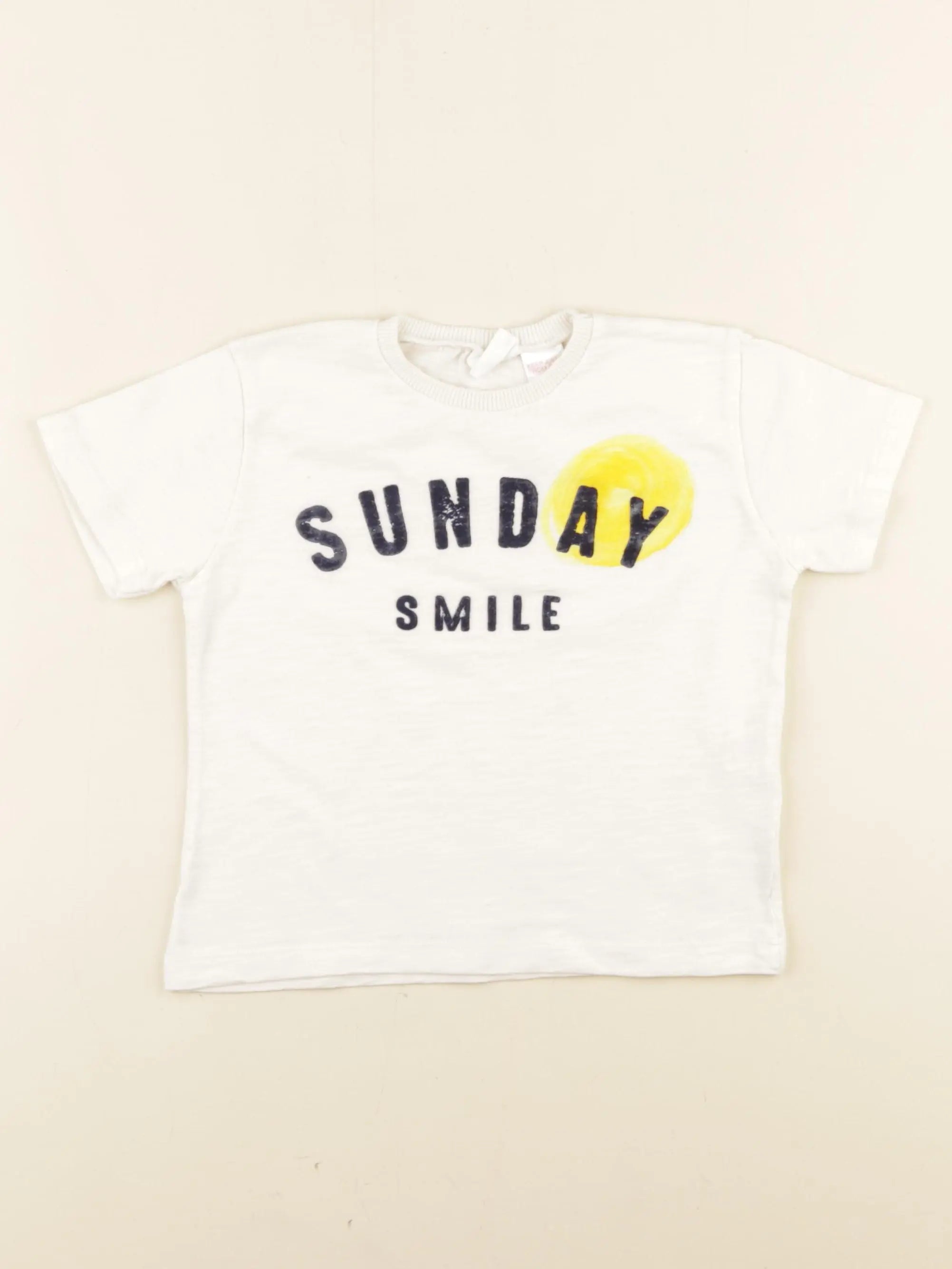 Zara - tee-shirt blanc - 12/18 mois