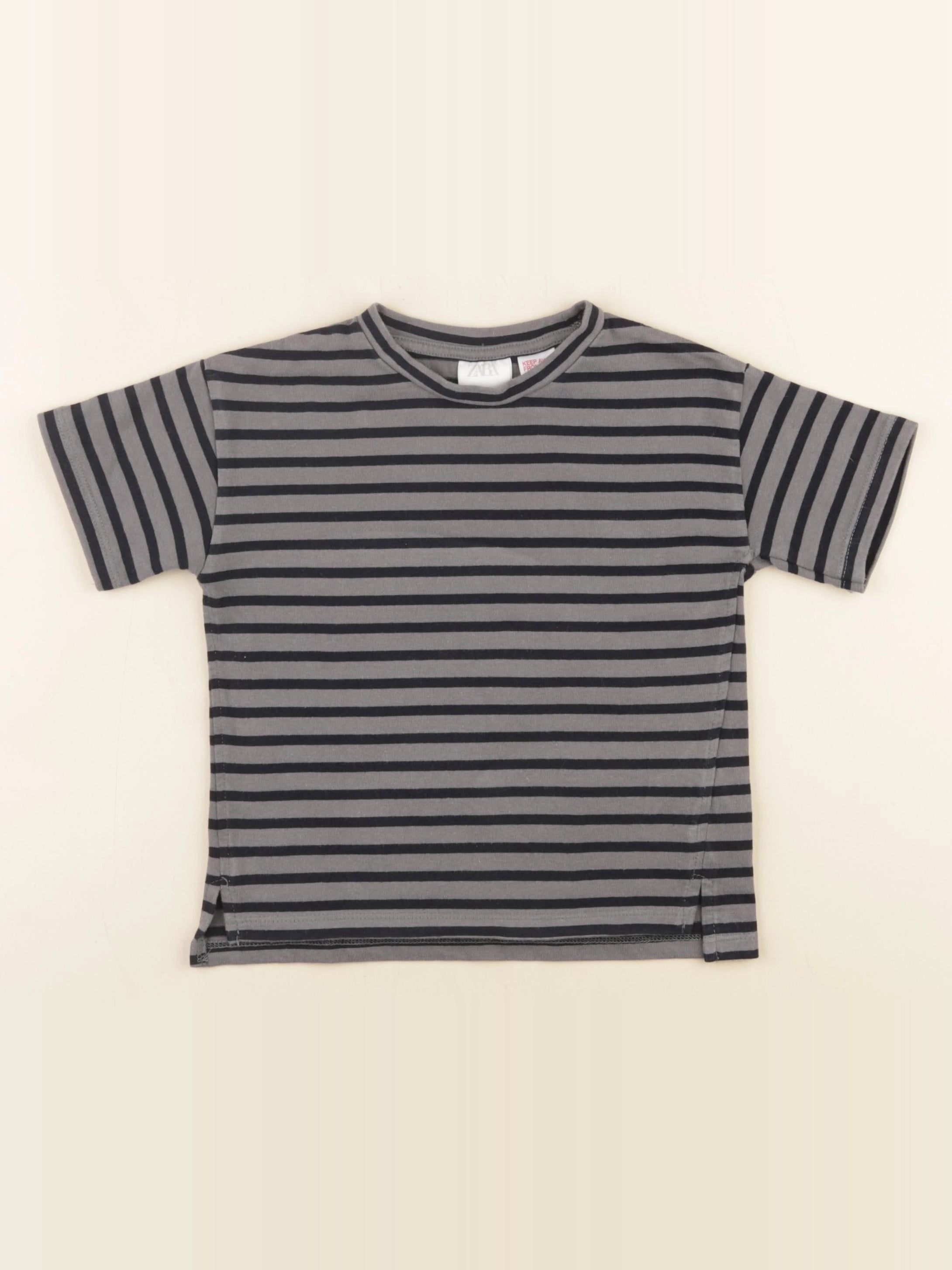 Zara - tee-shirt gris - 12/18 mois