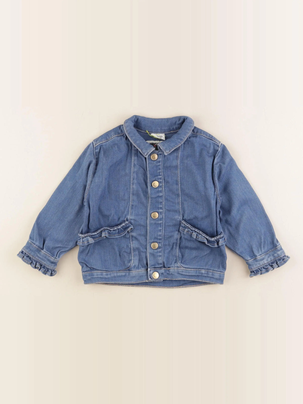 Tape à l'oeil - veste imprimé au dos bleu - 24 mois