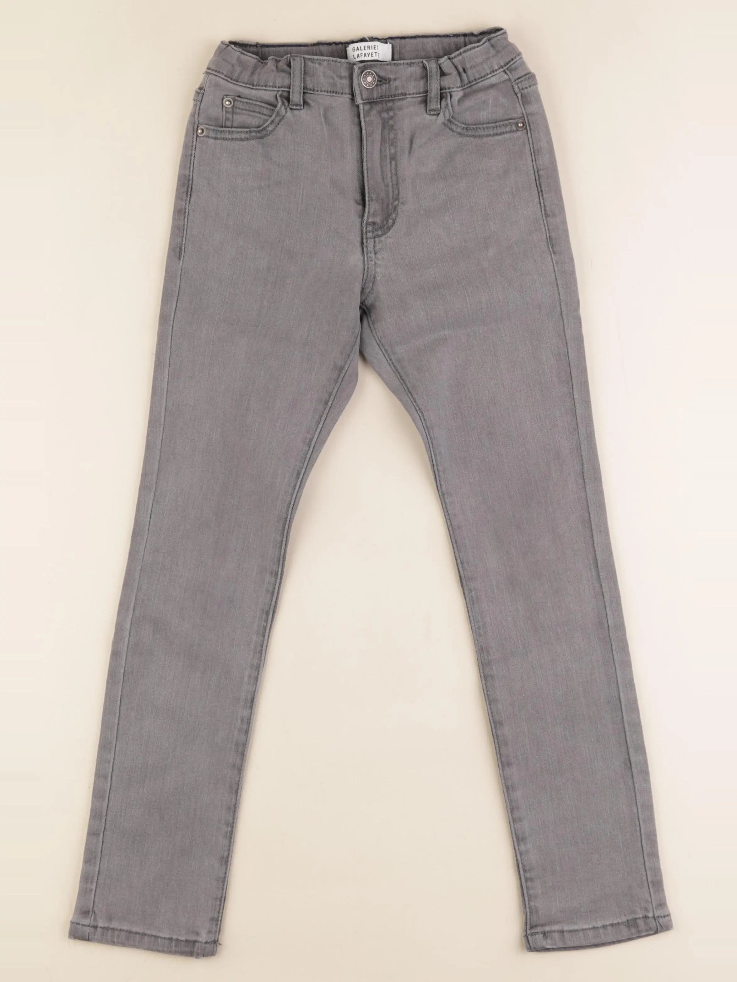 Galeries Lafayette - jean gris - 8 ans