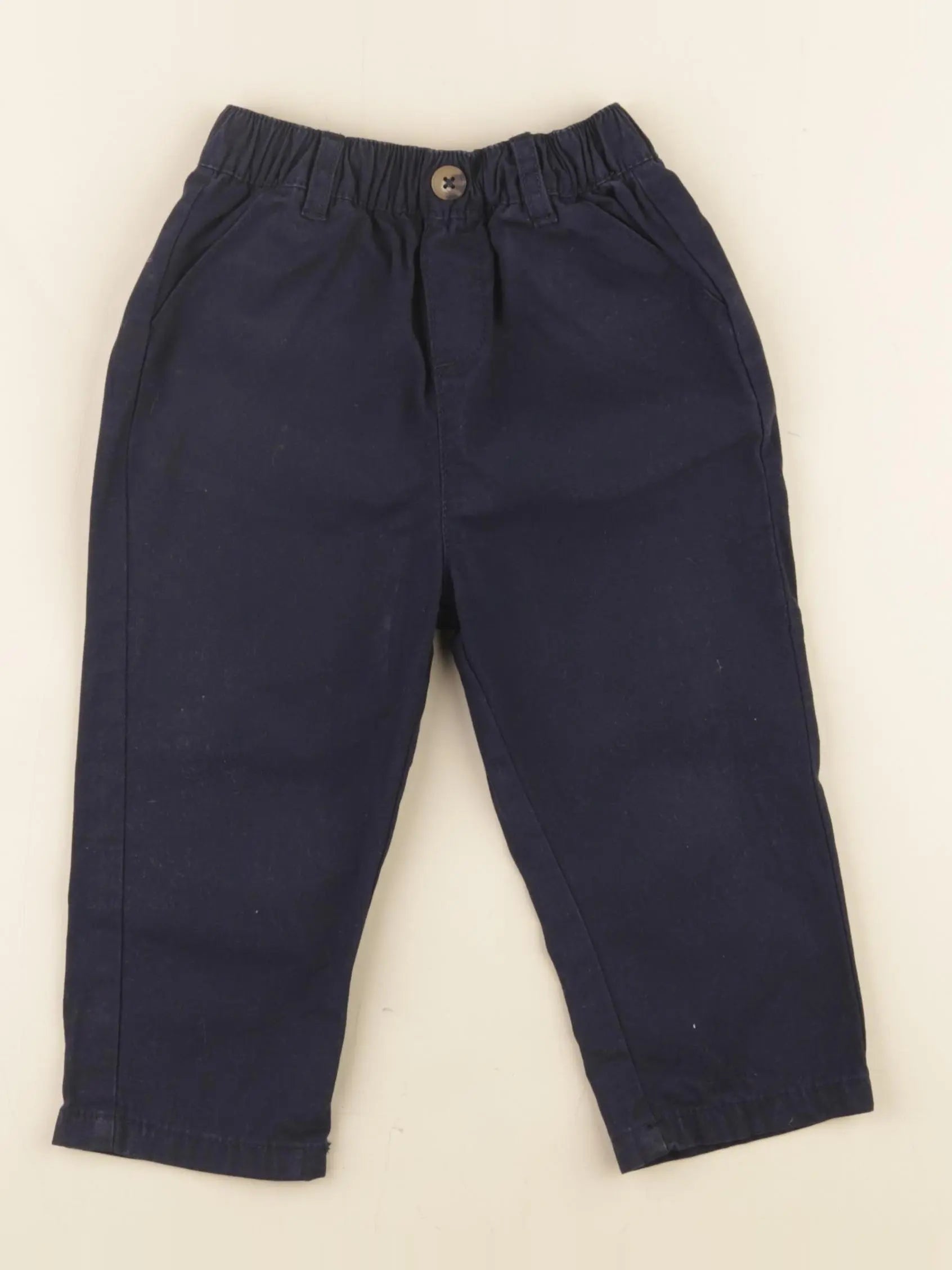 Vertbaudet - pantalon bleu - 18 mois