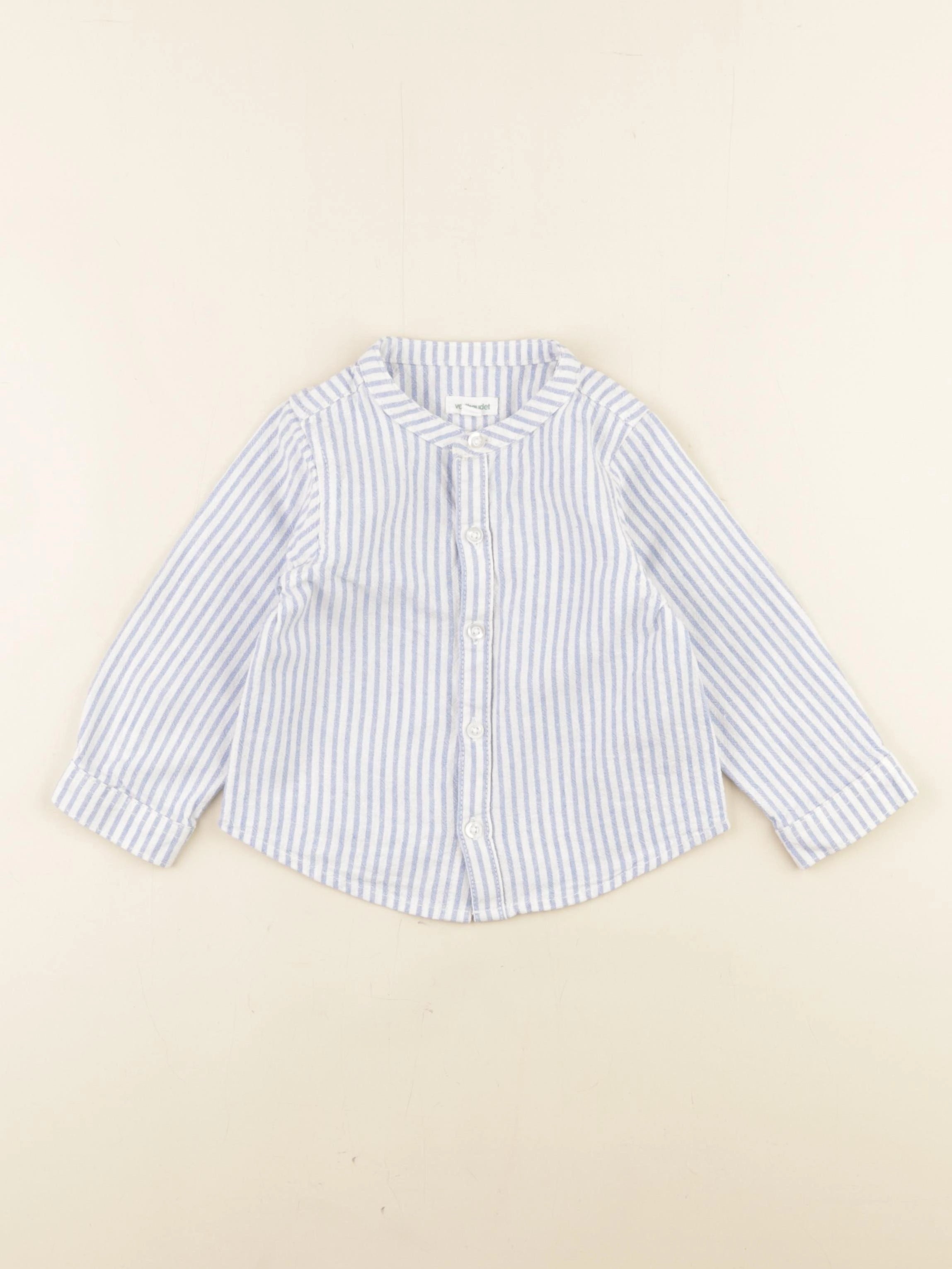 Vertbaudet - chemise bleu - 18 mois