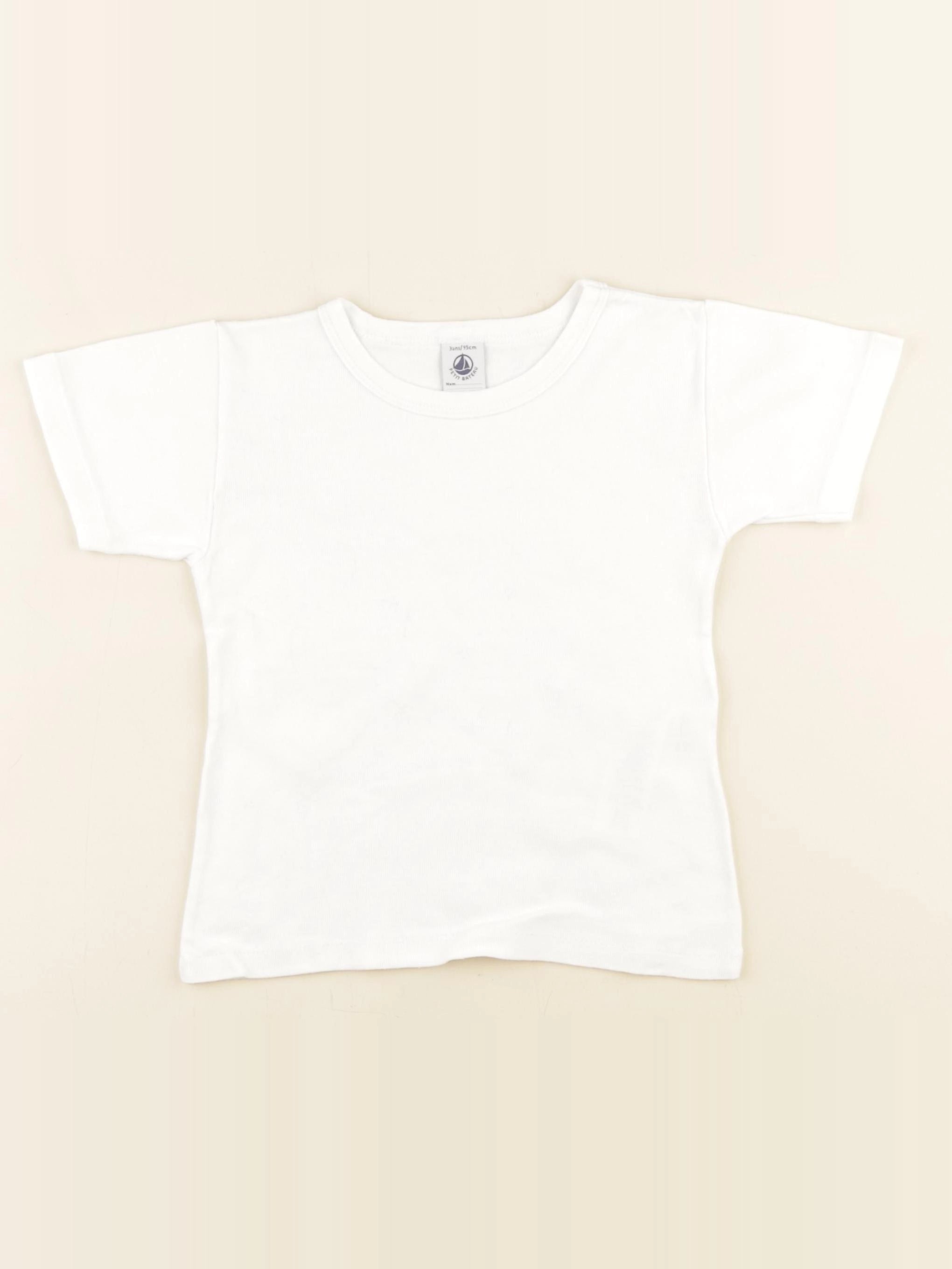 Petit Bateau - maillot de corps blanc - 3 ans