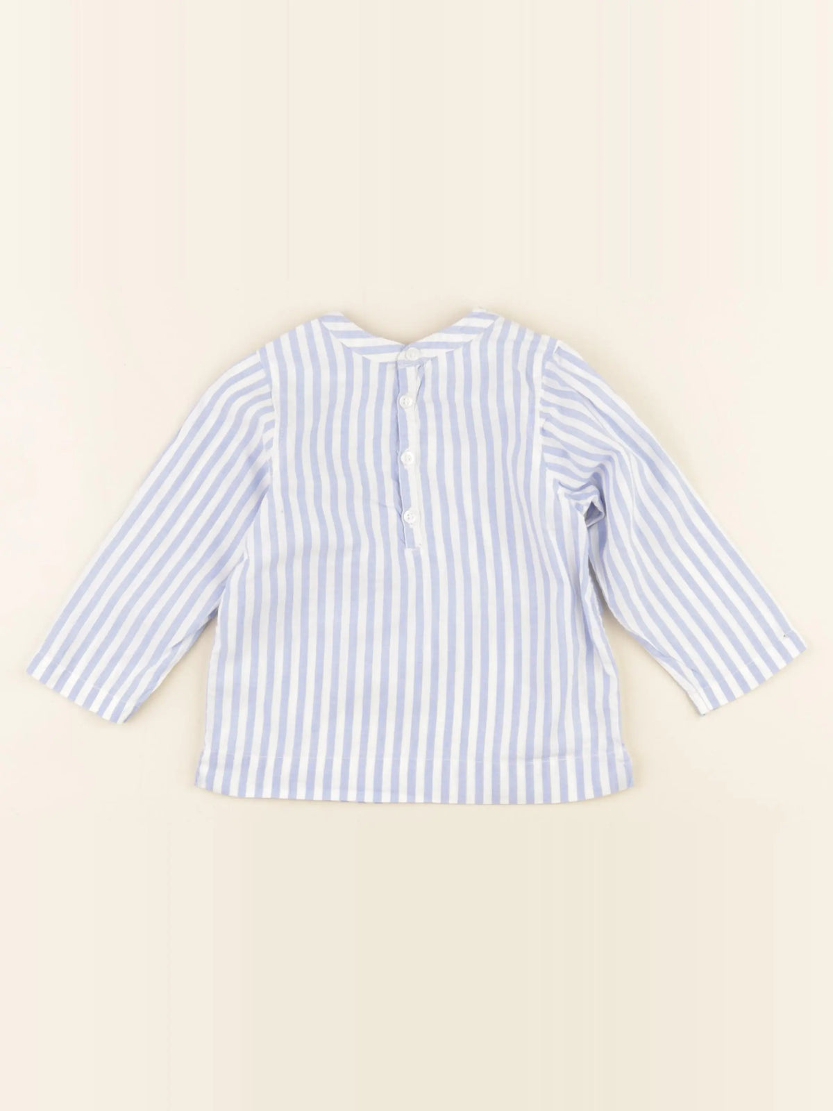 Jacadi - chemise bleu - 12 mois