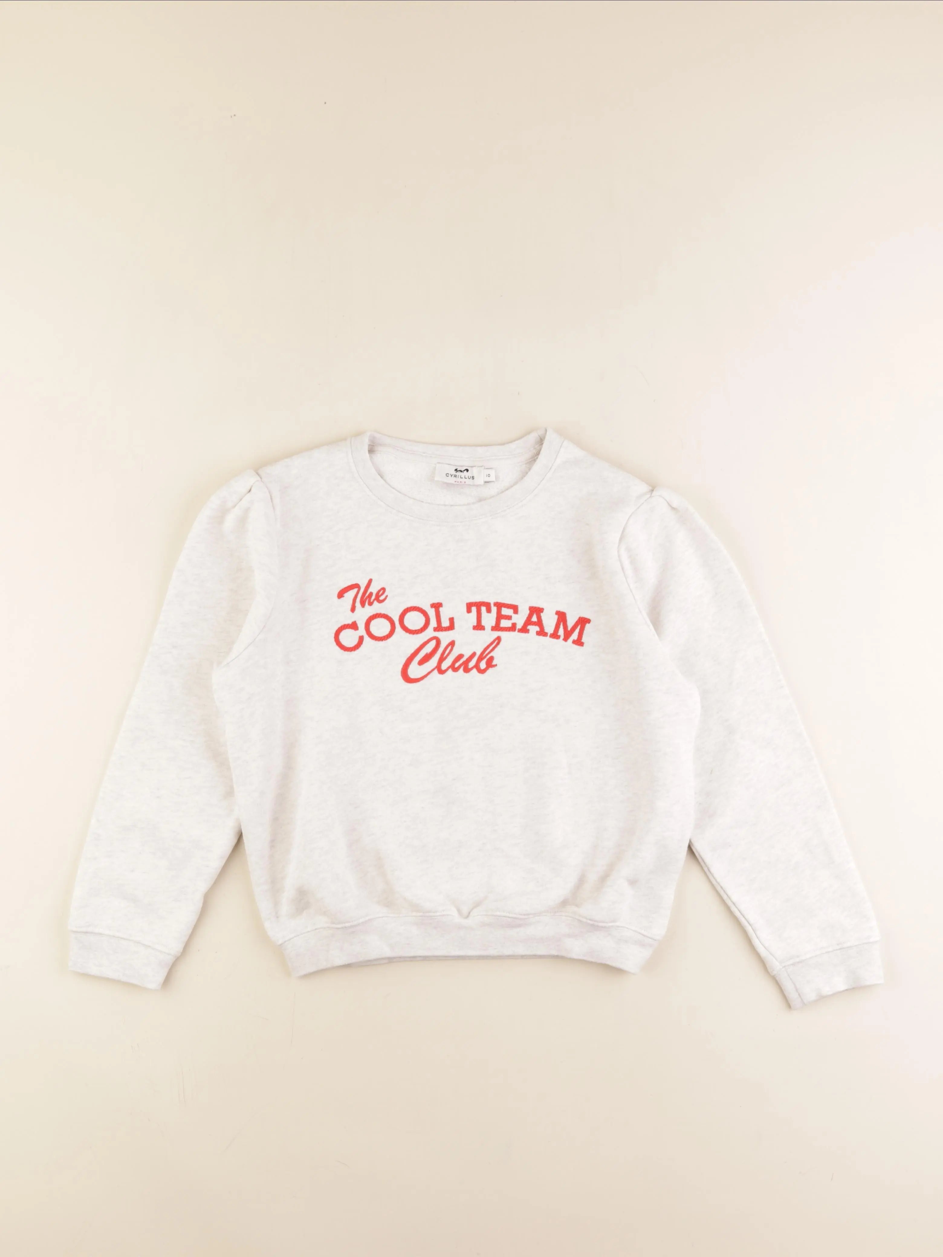 Cyrillus - sweat gris - 10 ans