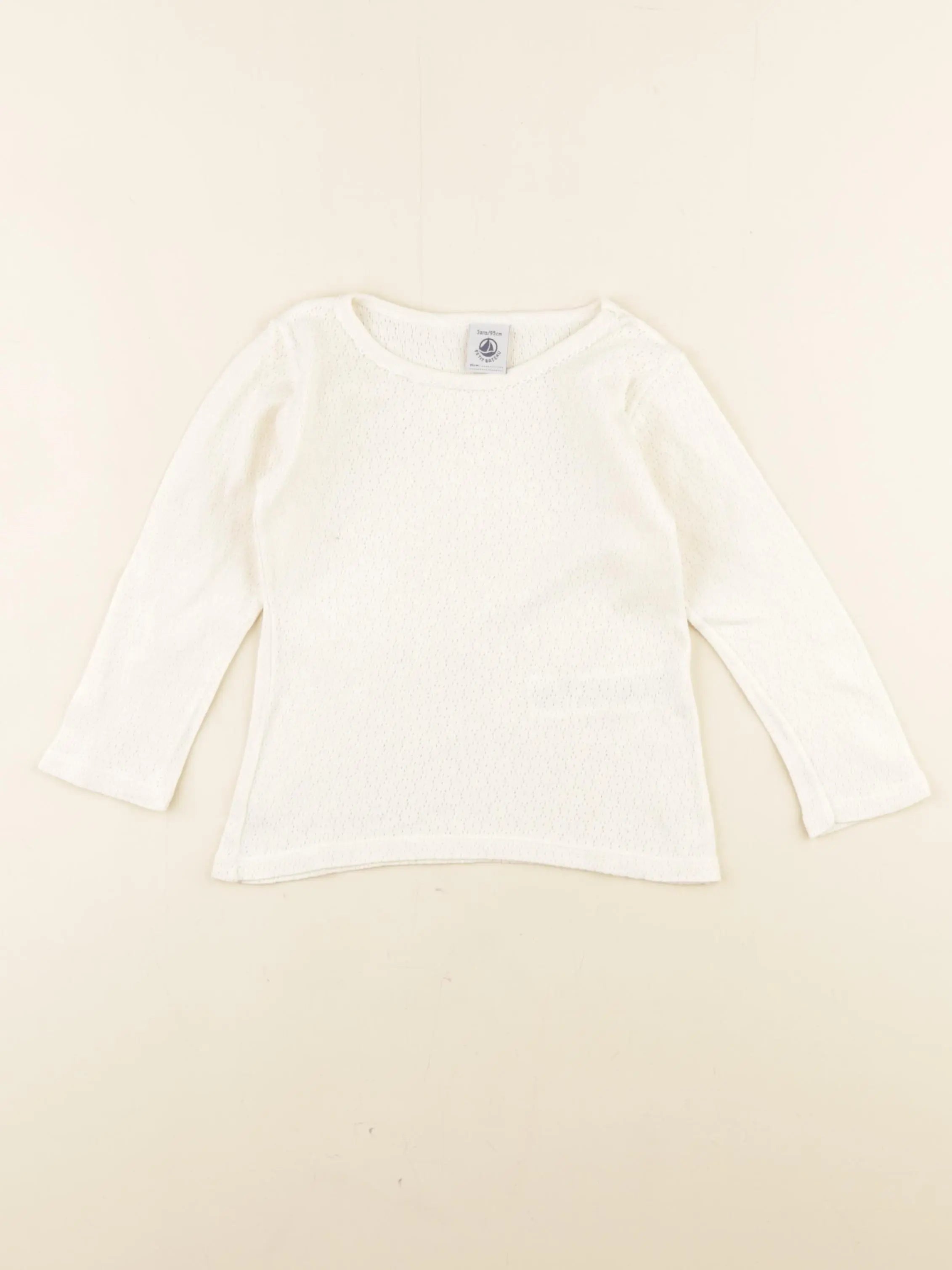 Petit Bateau - maillot de corps beige - 3 ans